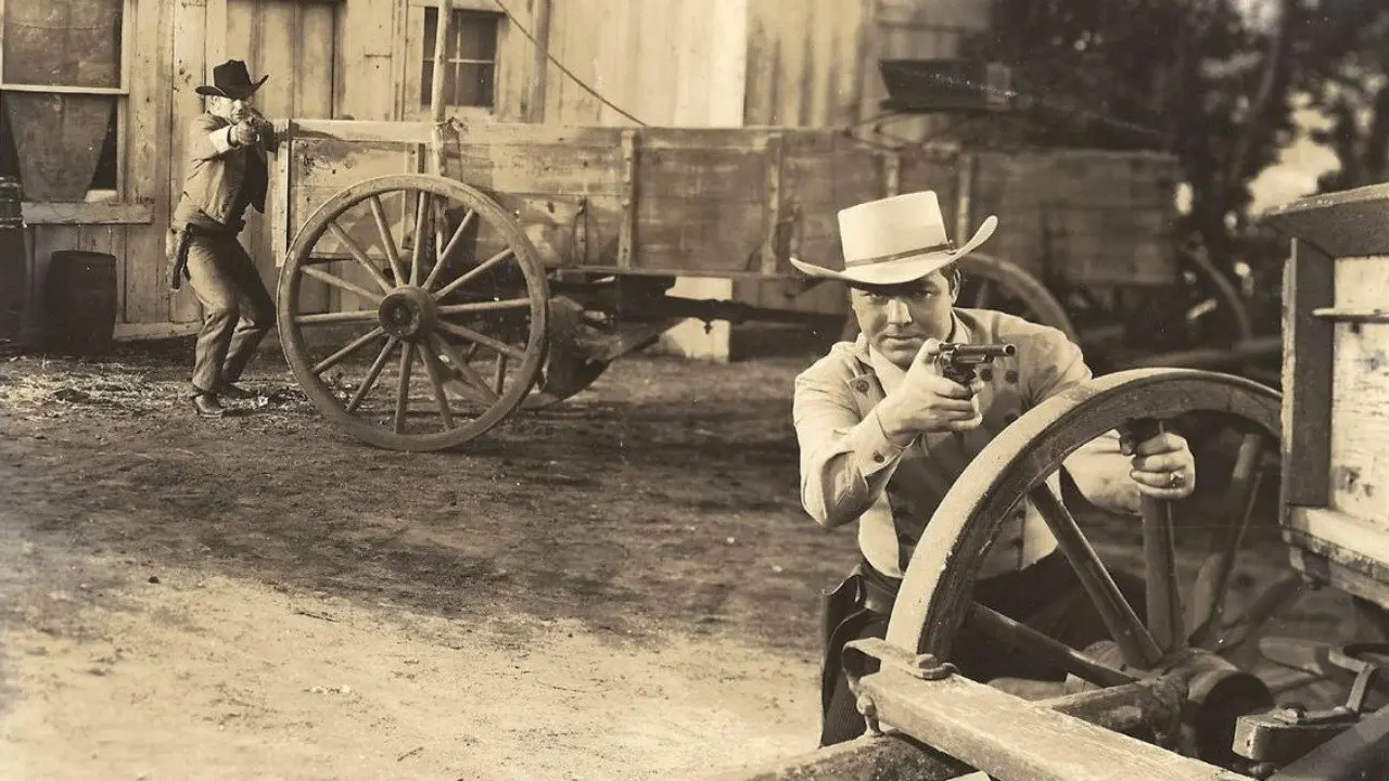 Law of the Golden West backdrop