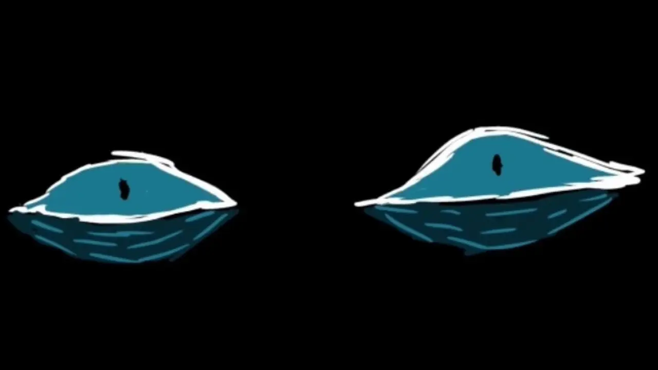 Yellow Cat with Blue Eyes backdrop