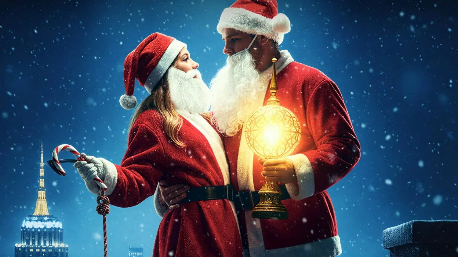 Jingle Bell Heist backdrop