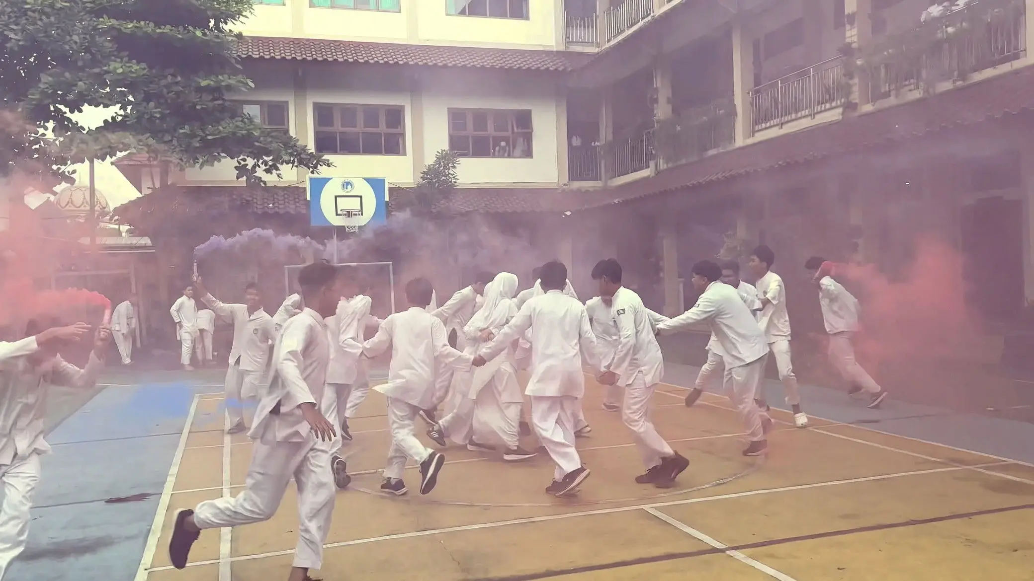 Memory Lane backdrop