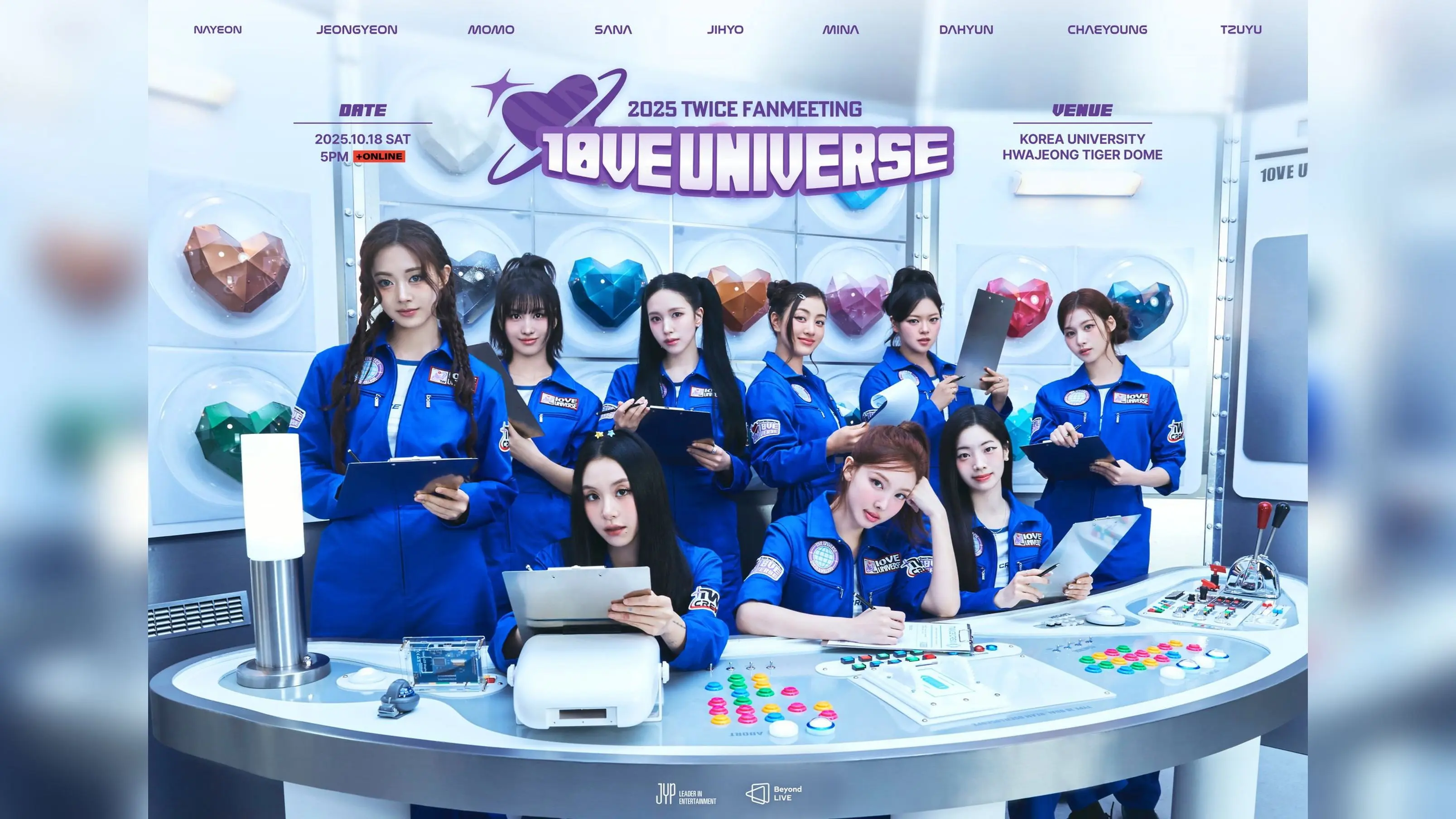Beyond Live - 2025 TWICE FANMEETING [10VE UNIVERSE] backdrop