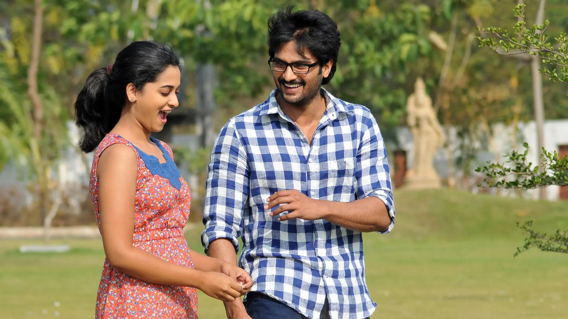 Prema Katha Chitram backdrop