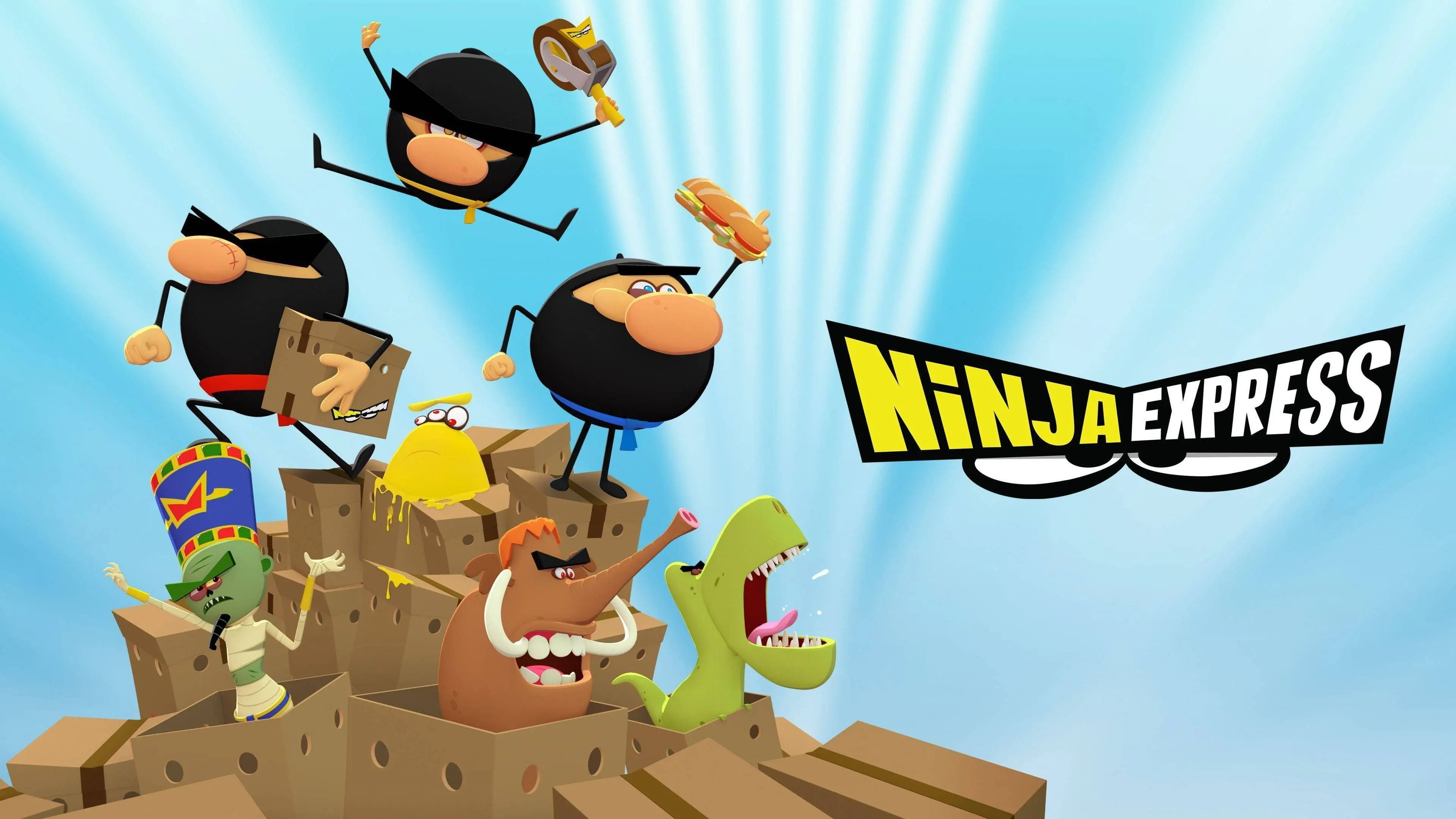 Ninja Express backdrop