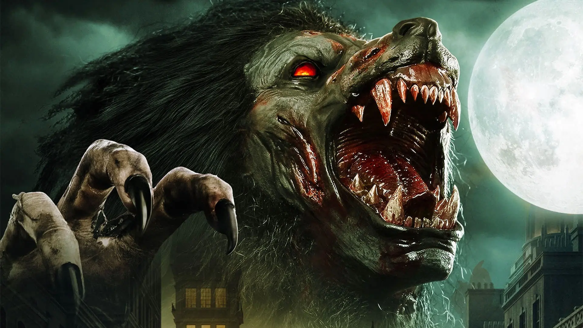 A Werewolf in England backdrop