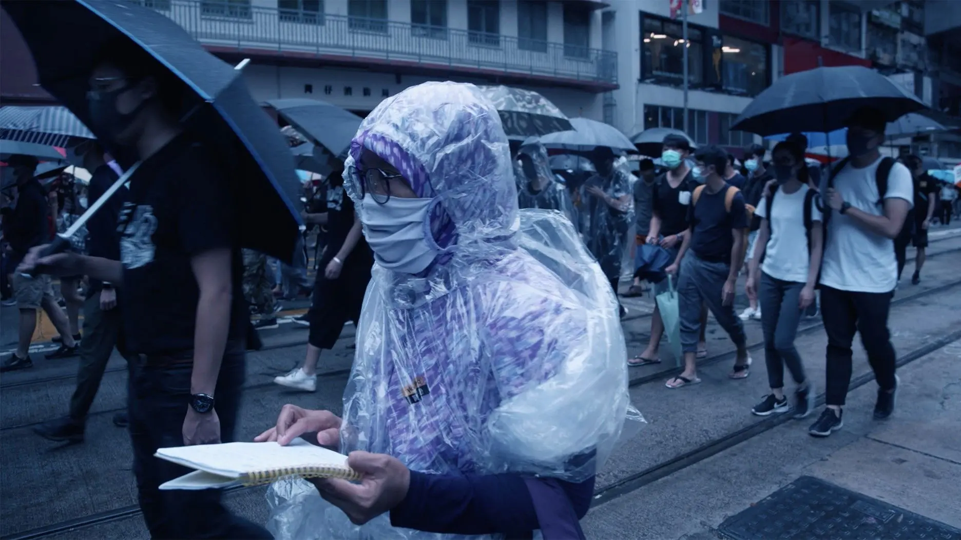 Migrant Down the Rabbit Hole backdrop