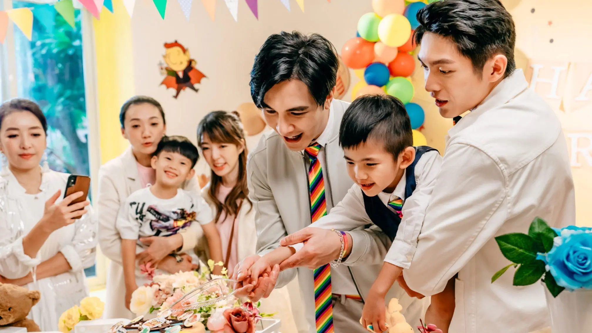 Papa & Daddy backdrop