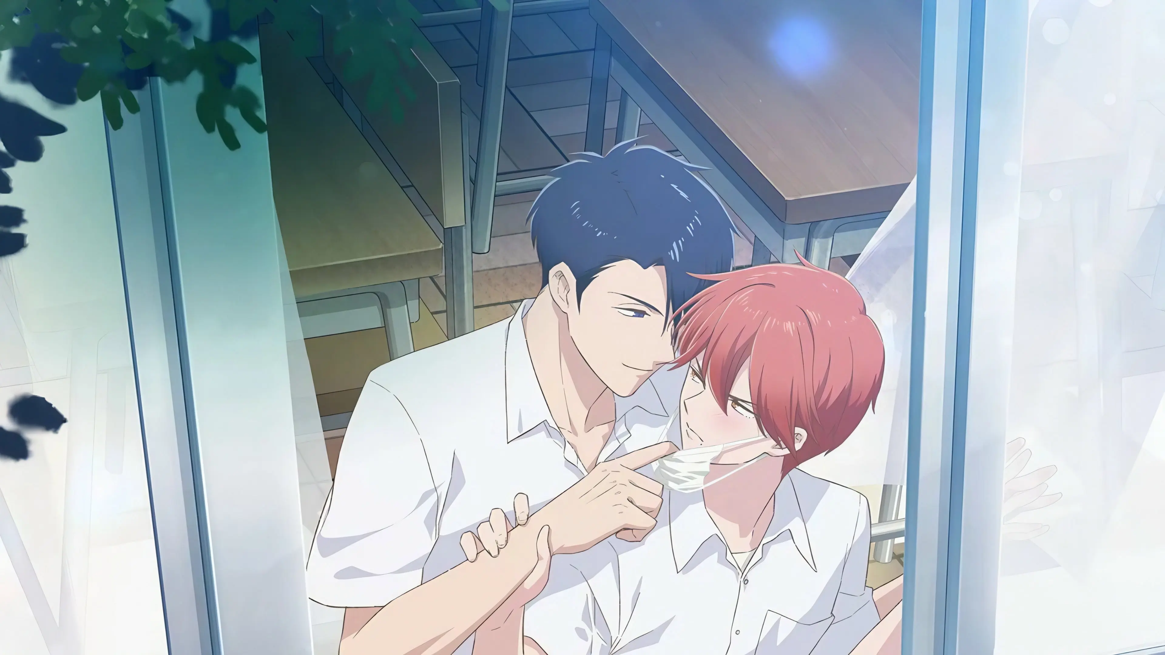 Mask Danshi wa Koishitakunai noni backdrop