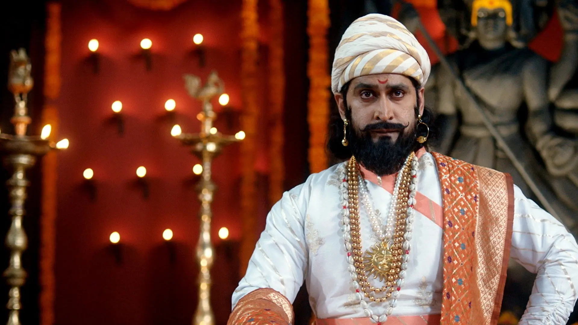 Sher Shivraj backdrop