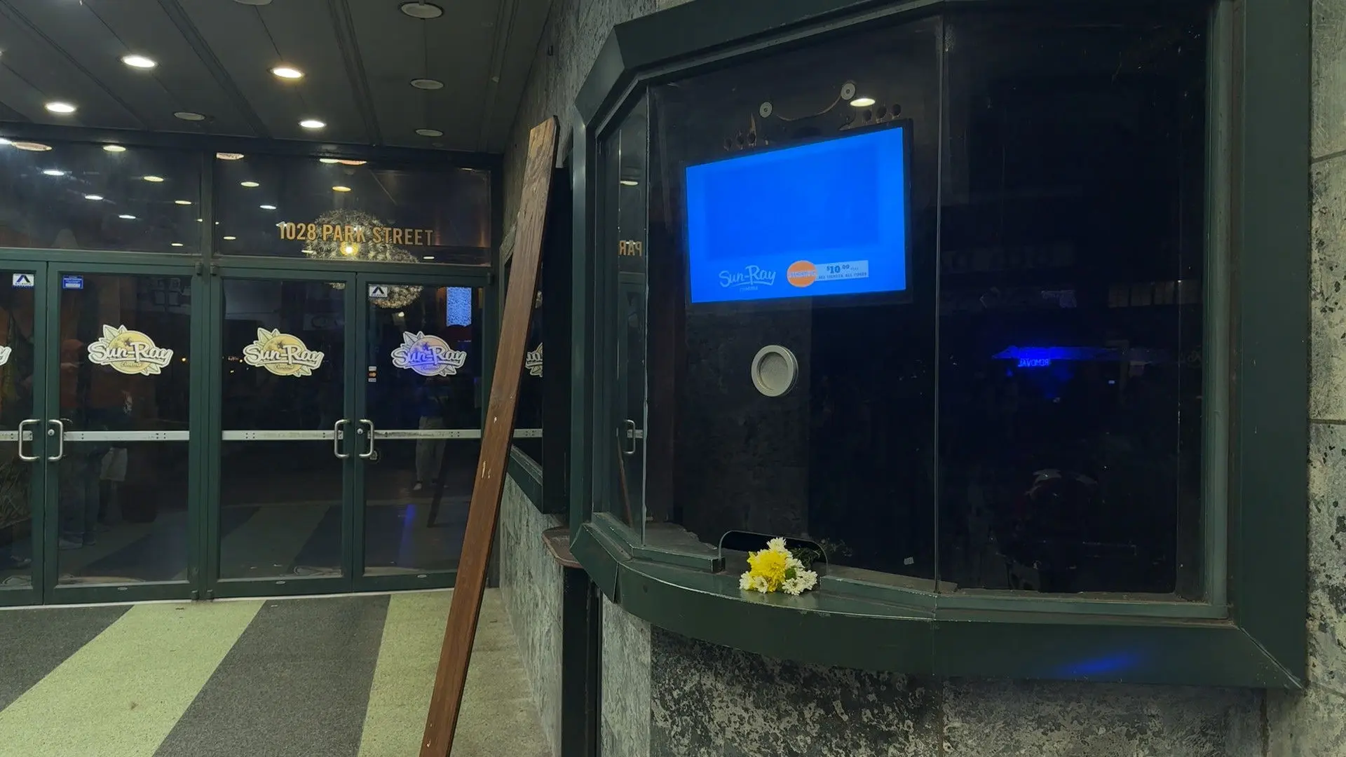 Setting Sun backdrop