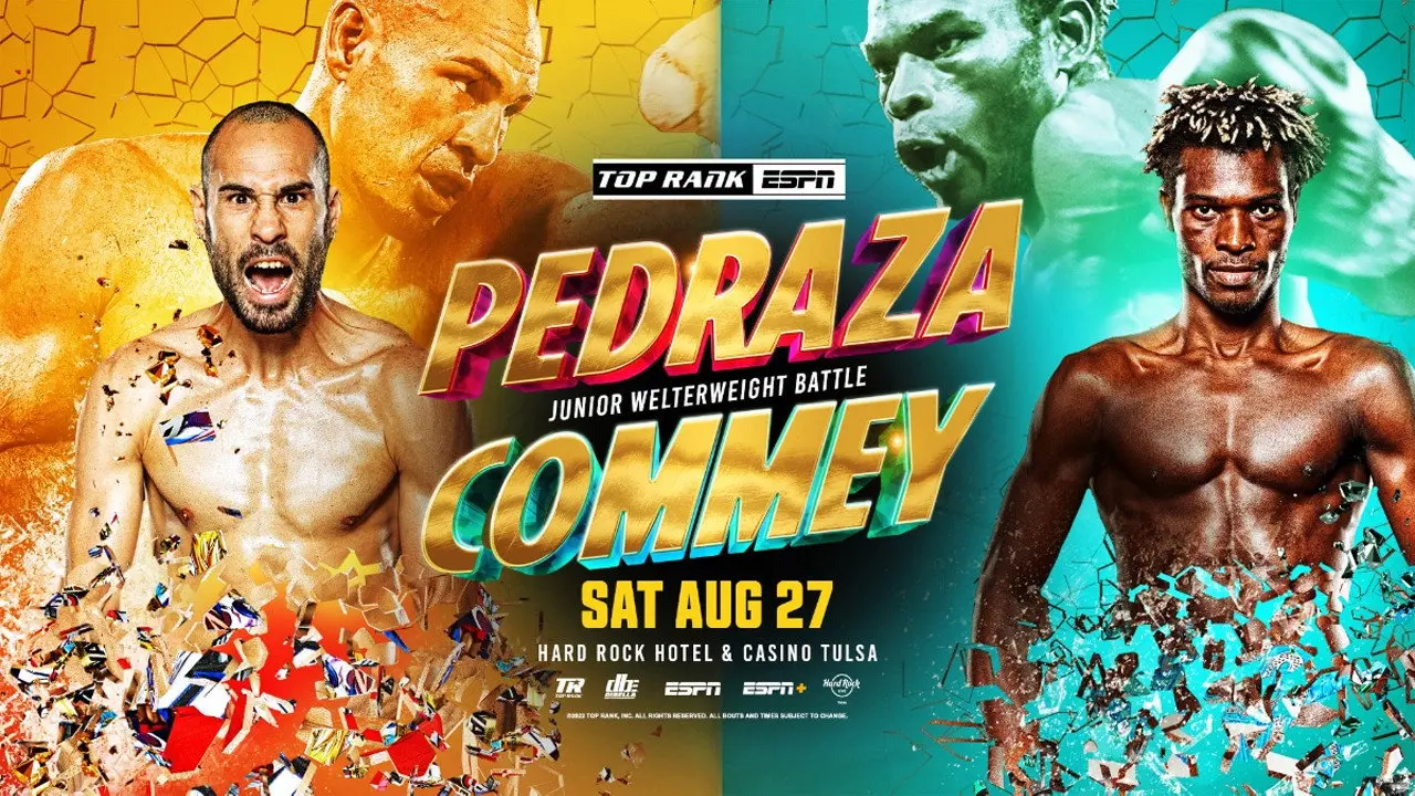 Jose Pedraza vs. Richard Commey backdrop