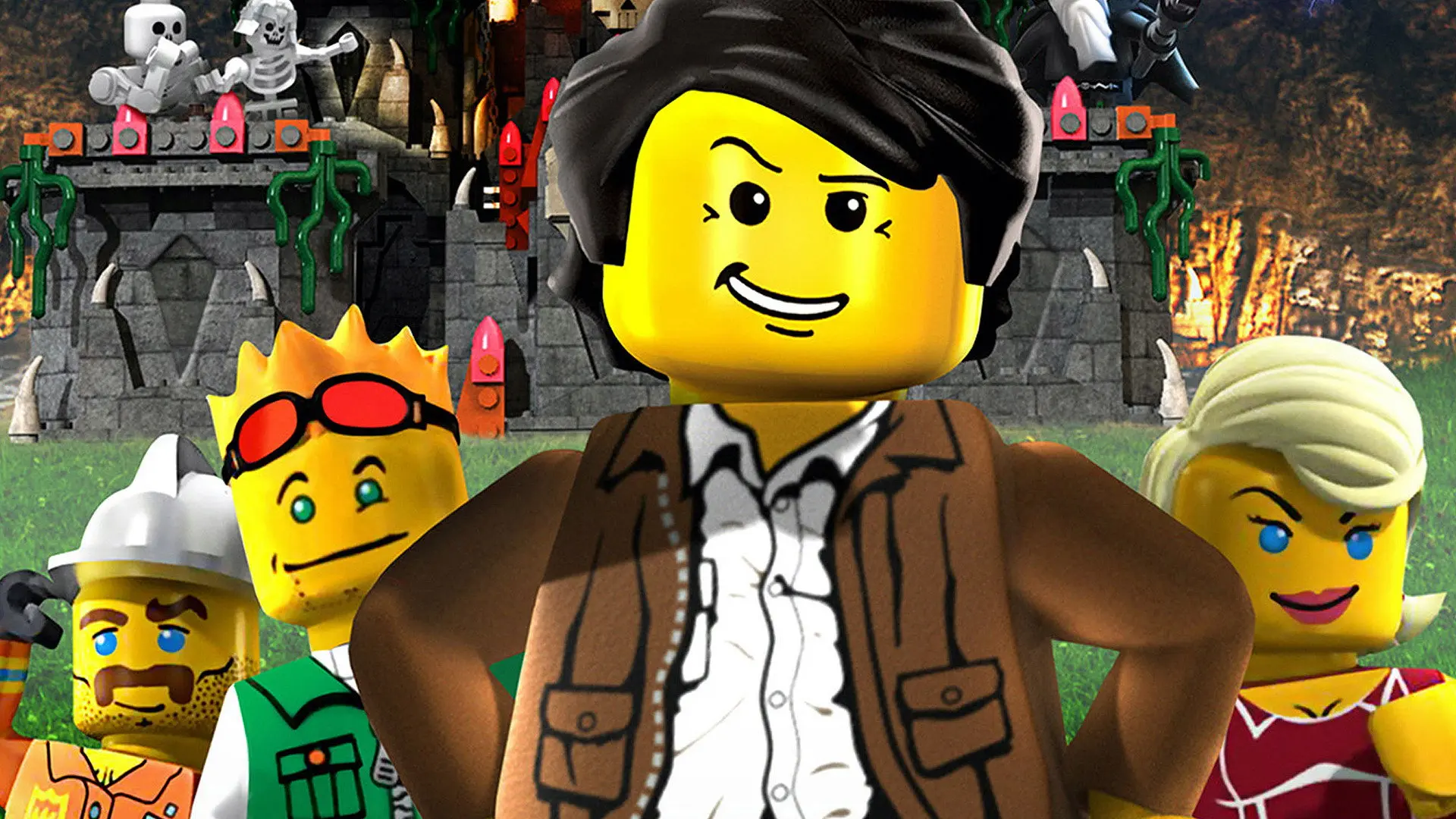 LEGO: The Adventures of Clutch Powers backdrop