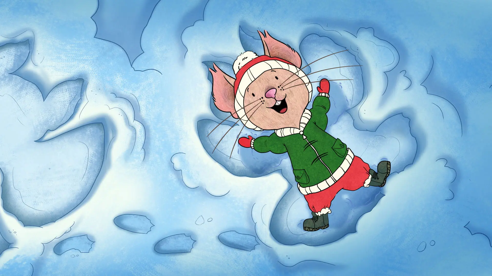 If You Give a Mouse a Christmas Cookie backdrop