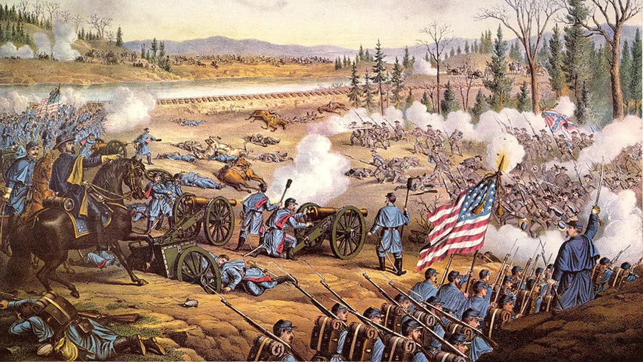 The Battle of Stones River backdrop