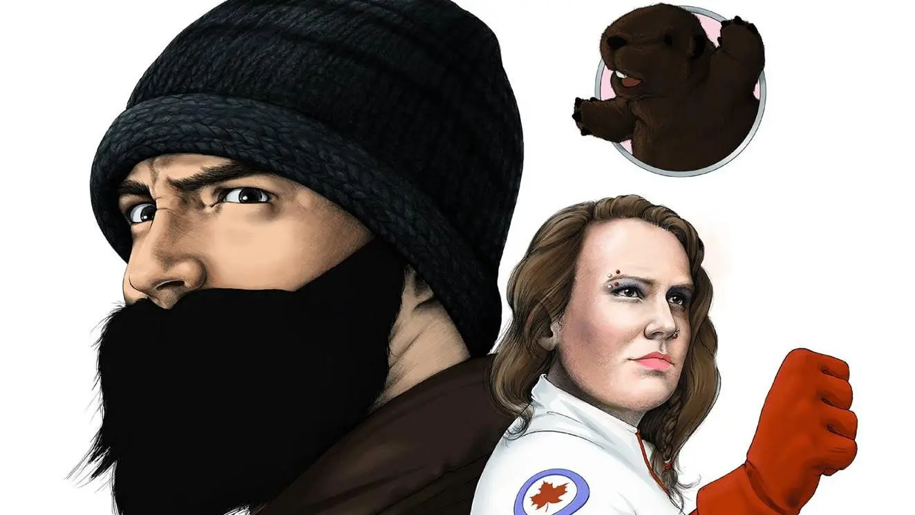 Ghost Beaver Kick backdrop