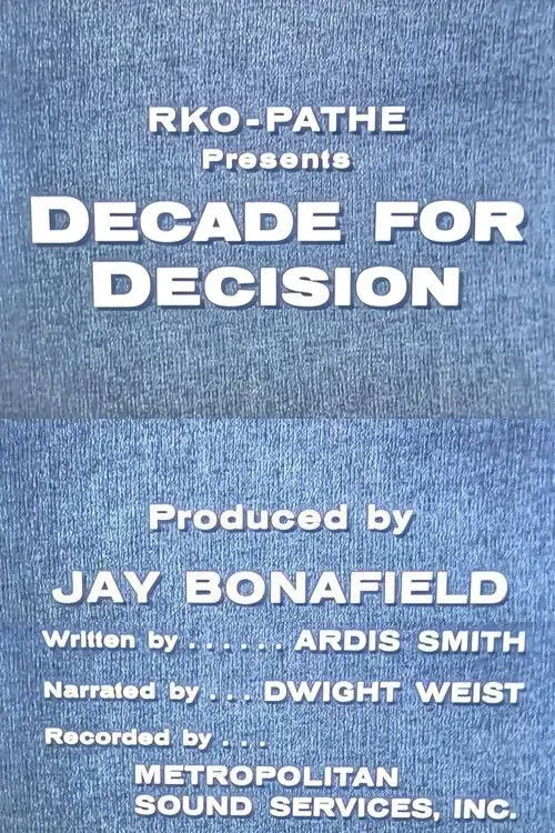 Decade for Decision