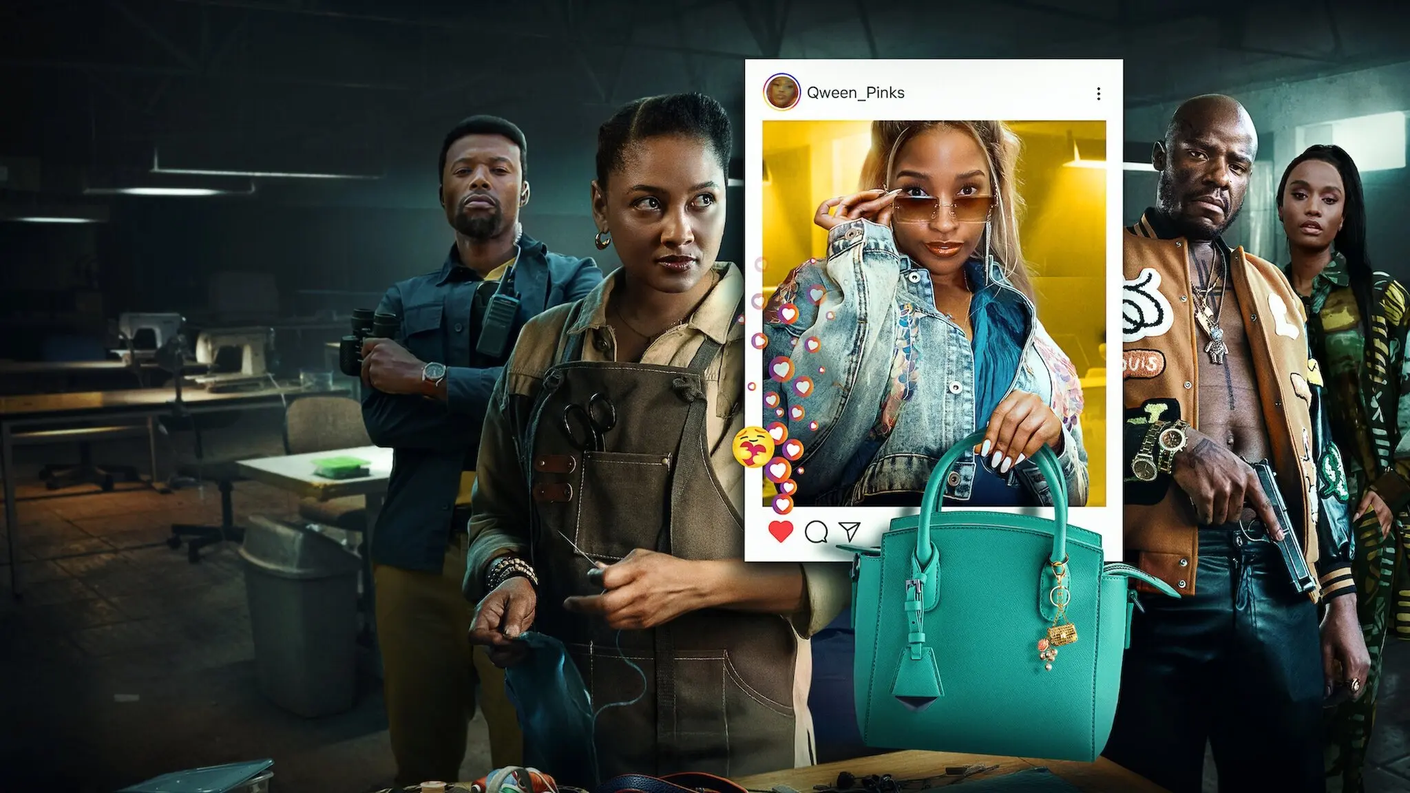 Bad Influencer backdrop