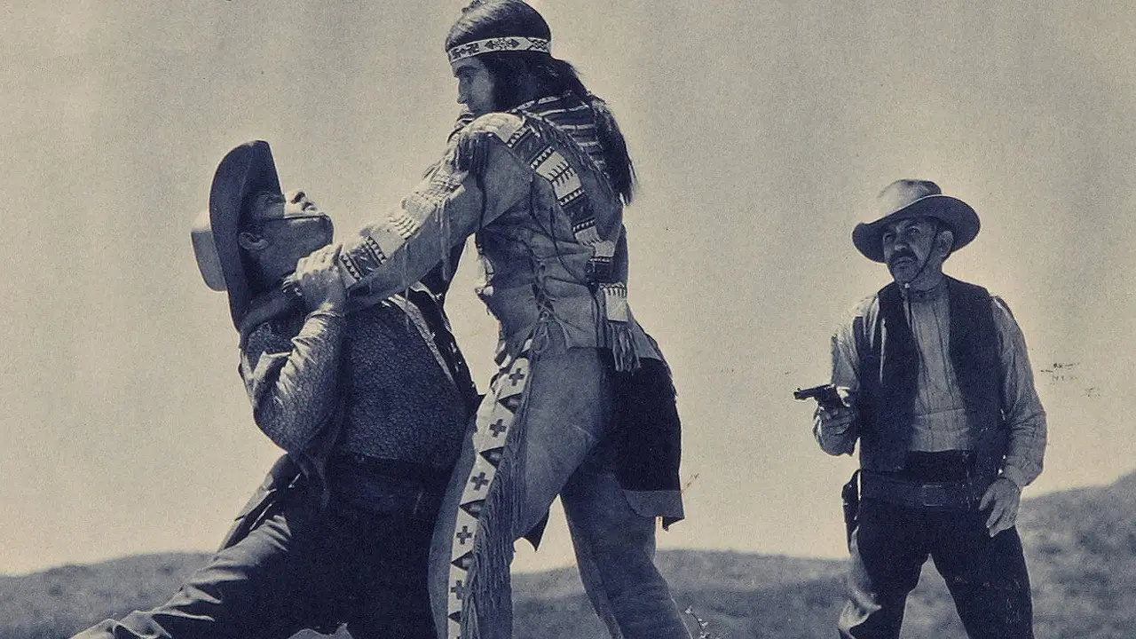 Fighting With Kit Carson backdrop