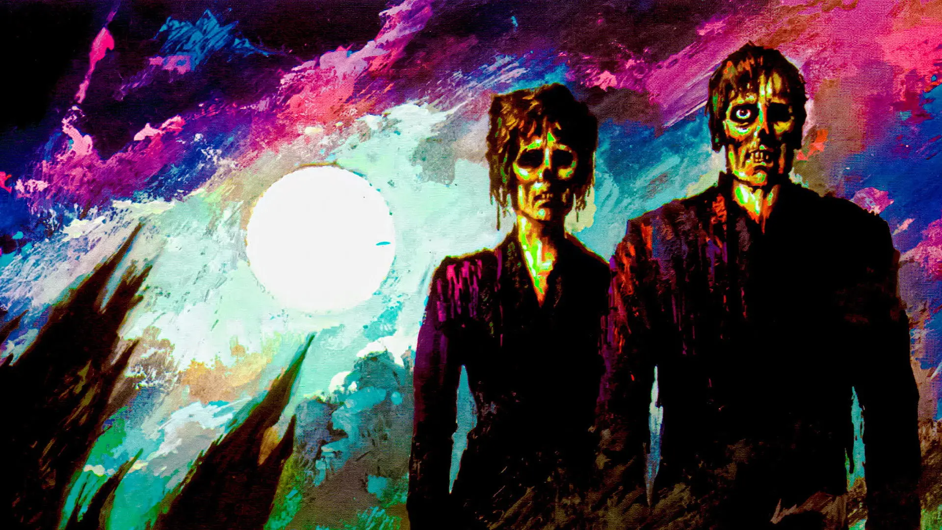 Night of the Living Dead backdrop