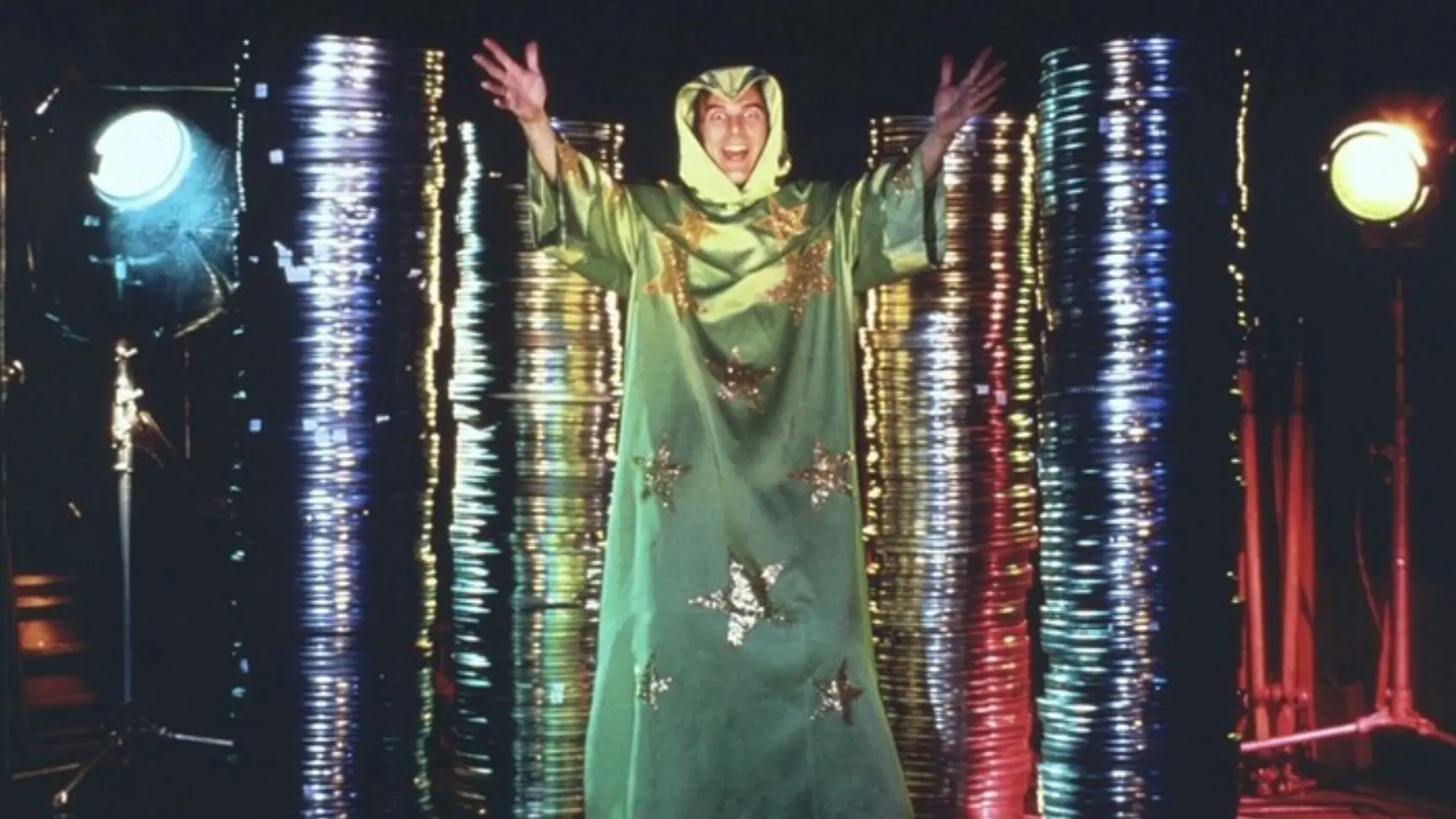The Wizard of Speed and Time backdrop