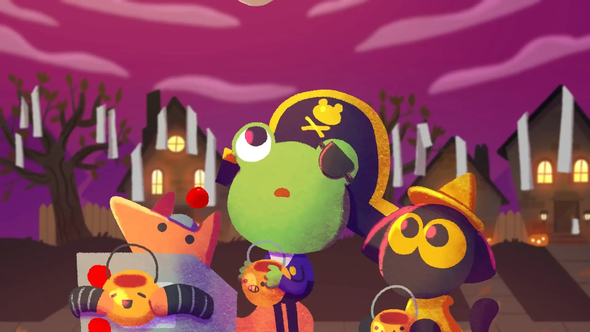 Halloween 2017 Google Doodle: Jinx's Night Out backdrop