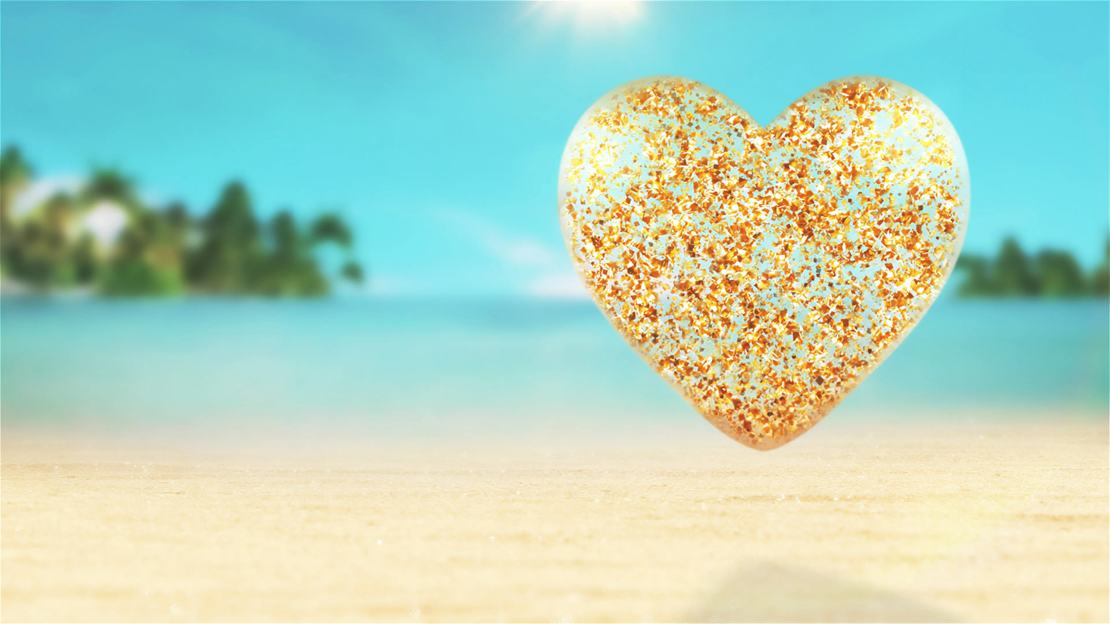 Love Island backdrop