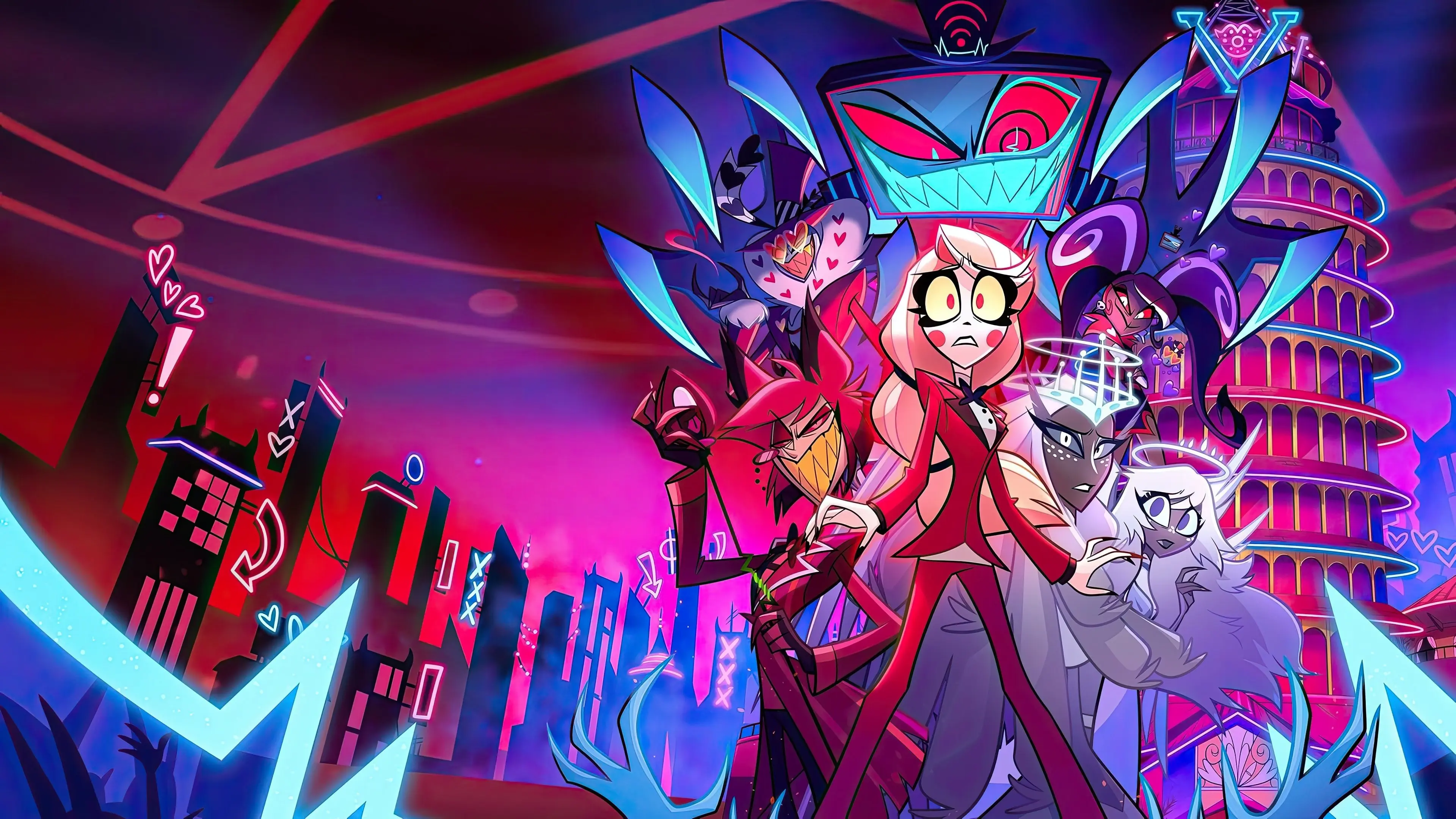 Hazbin Hotel backdrop