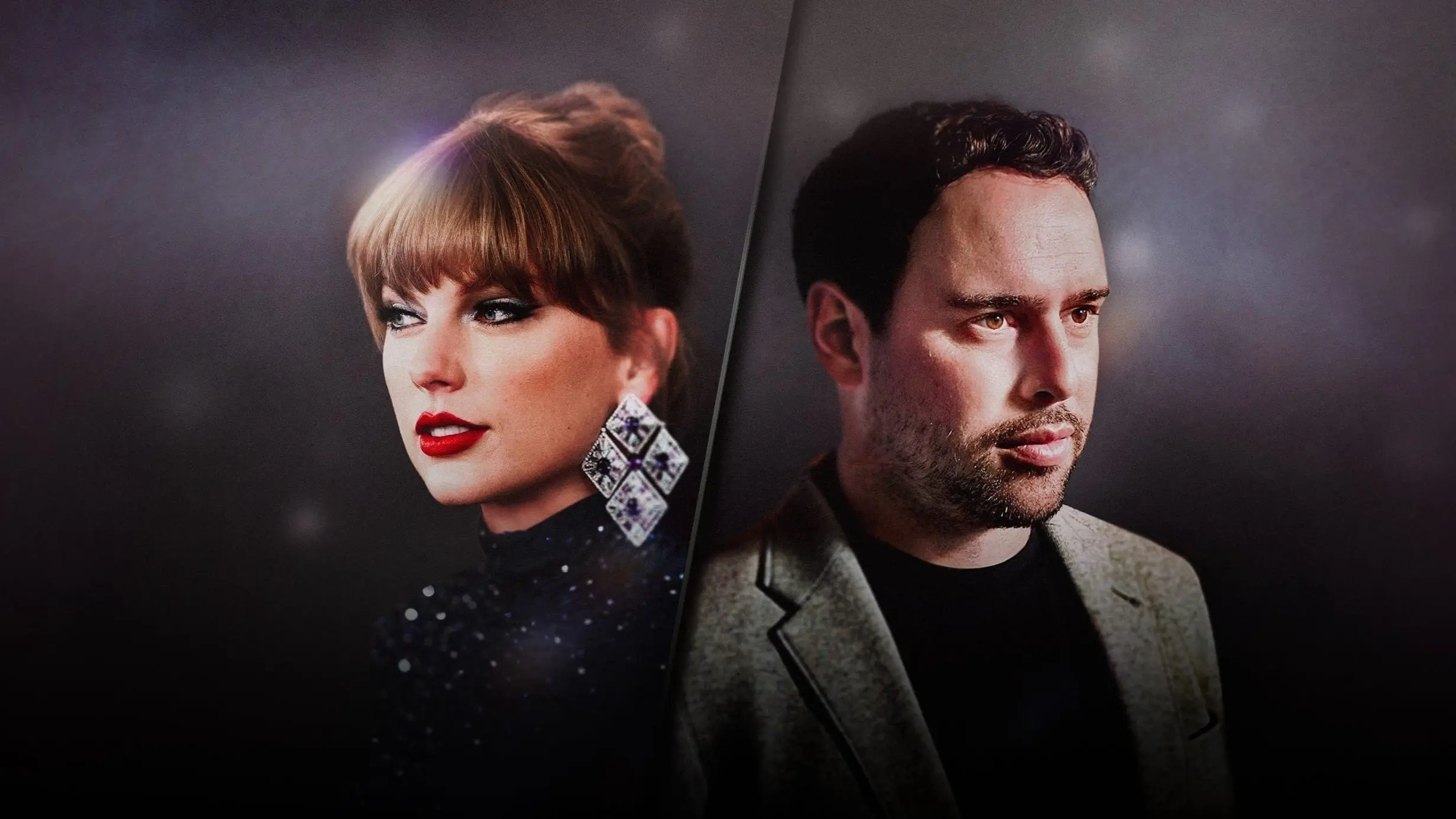 Taylor Swift vs Scooter Braun: Bad Blood backdrop