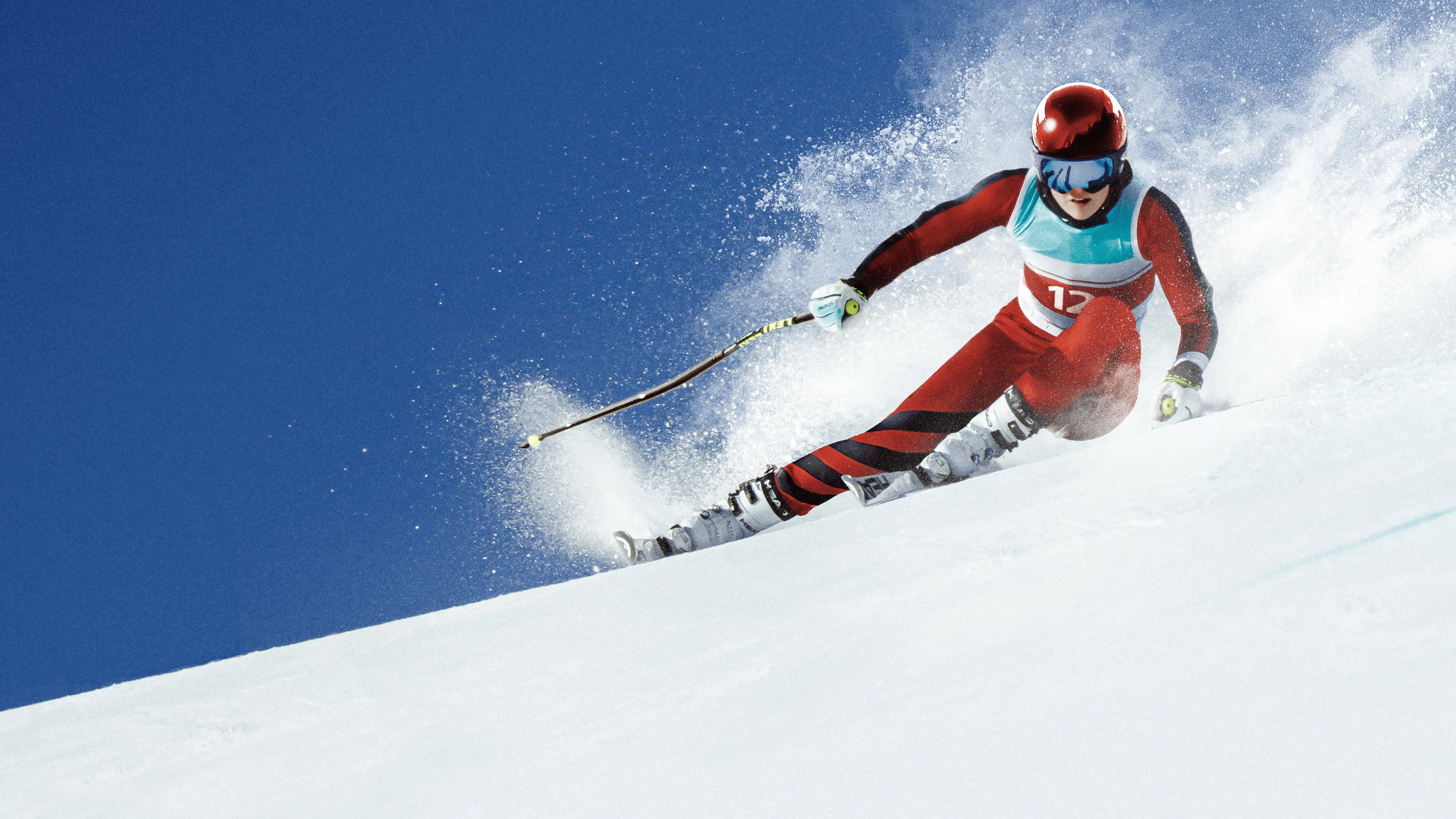 On the Edge: World Cup Ski Racing backdrop