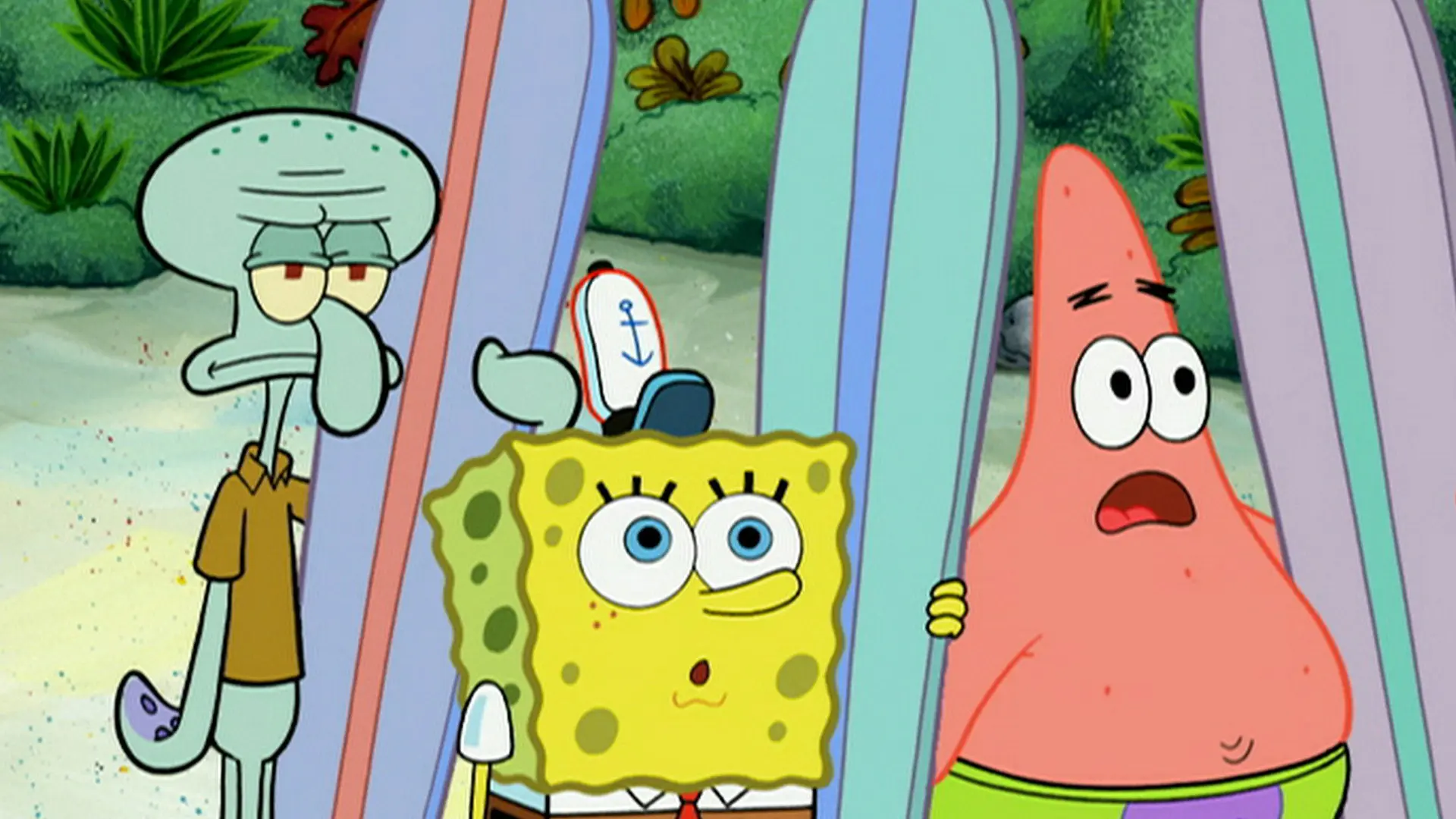 SpongeBob vs. the Big One backdrop