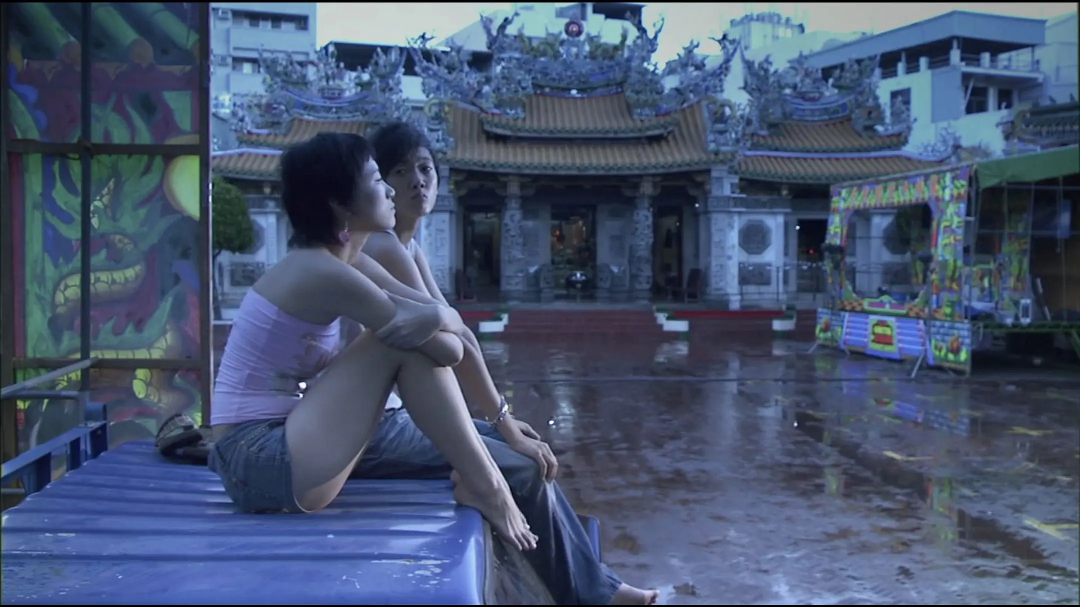 Drifting Flowers backdrop