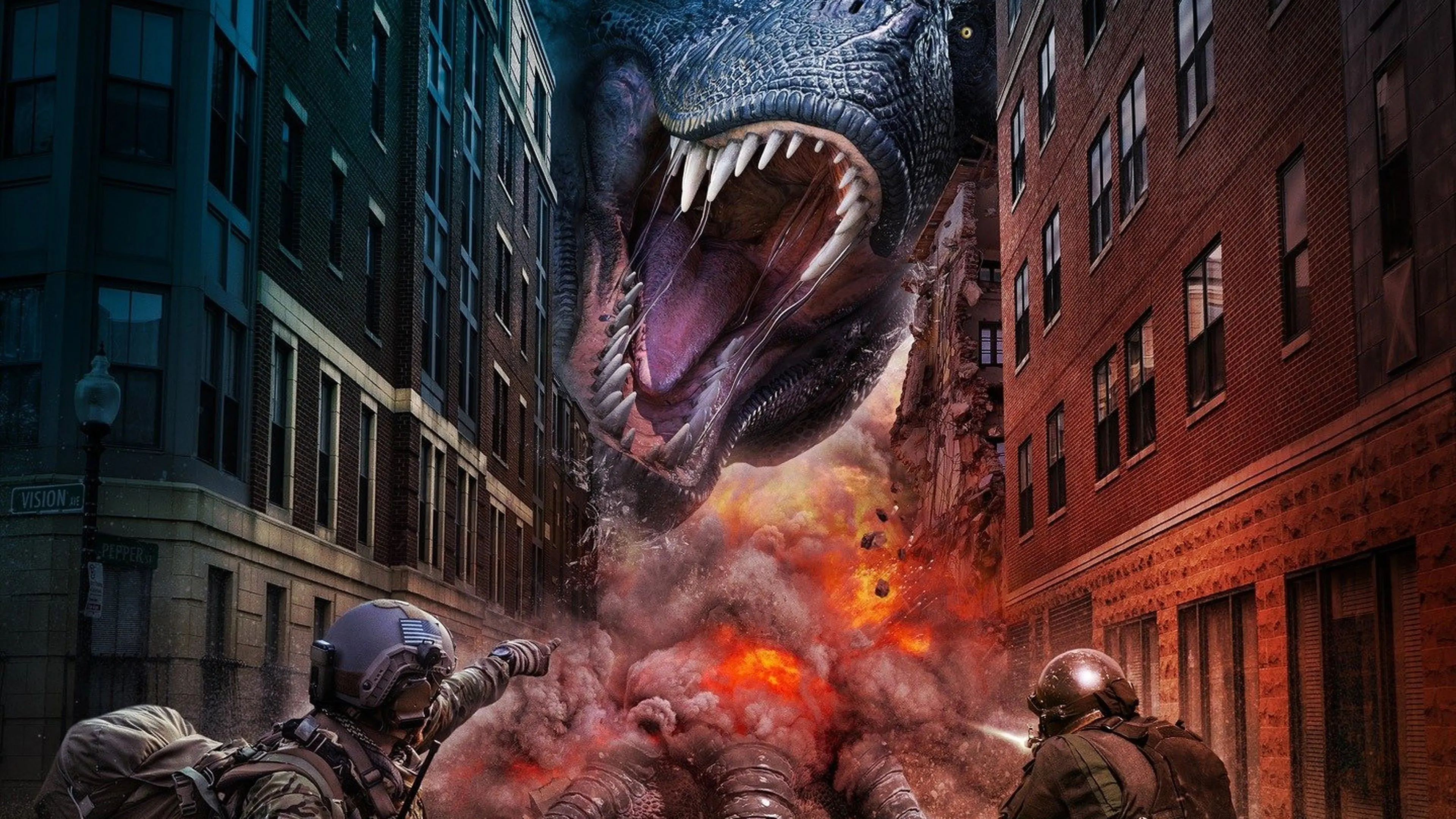 Jurassic Domination backdrop