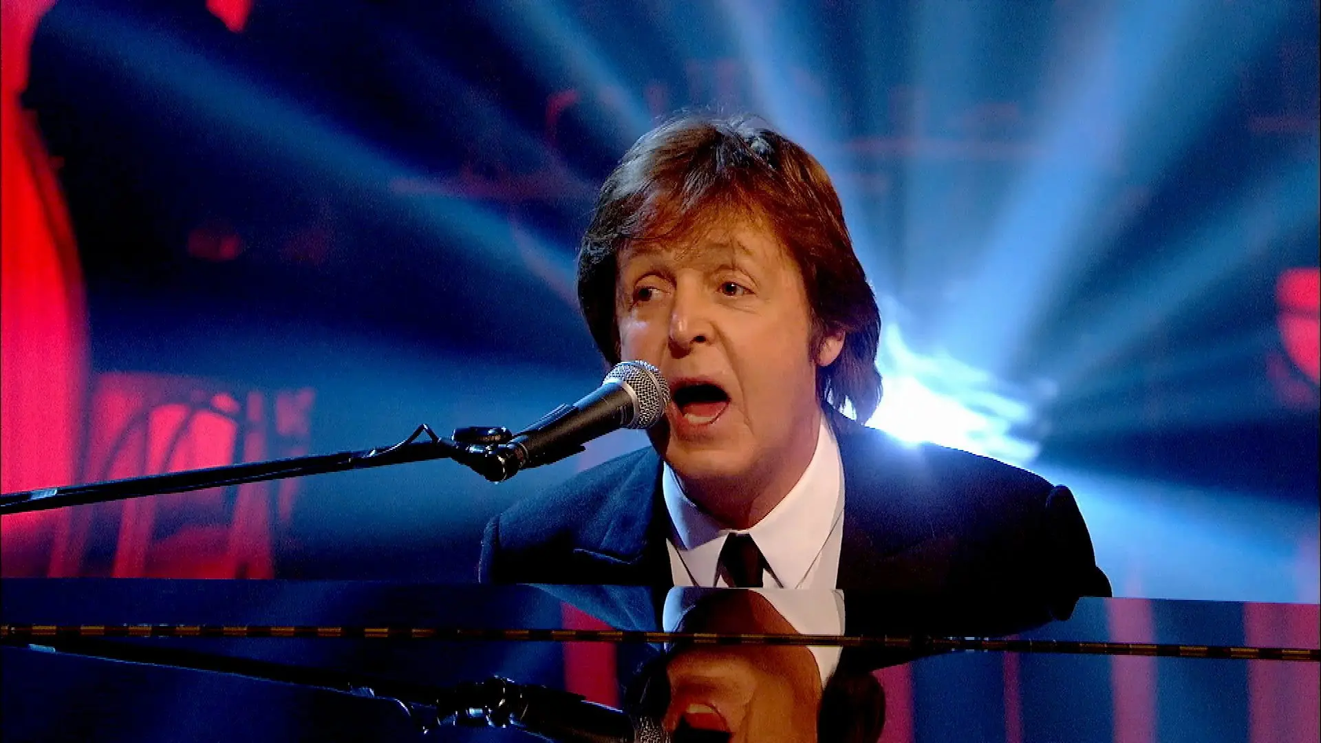Paul McCartney at the BBC backdrop