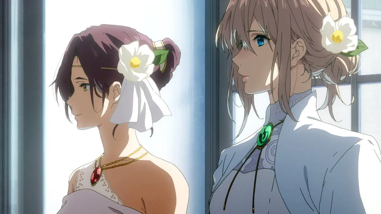 Violet Evergarden: Eternity and the Auto Memory Doll backdrop