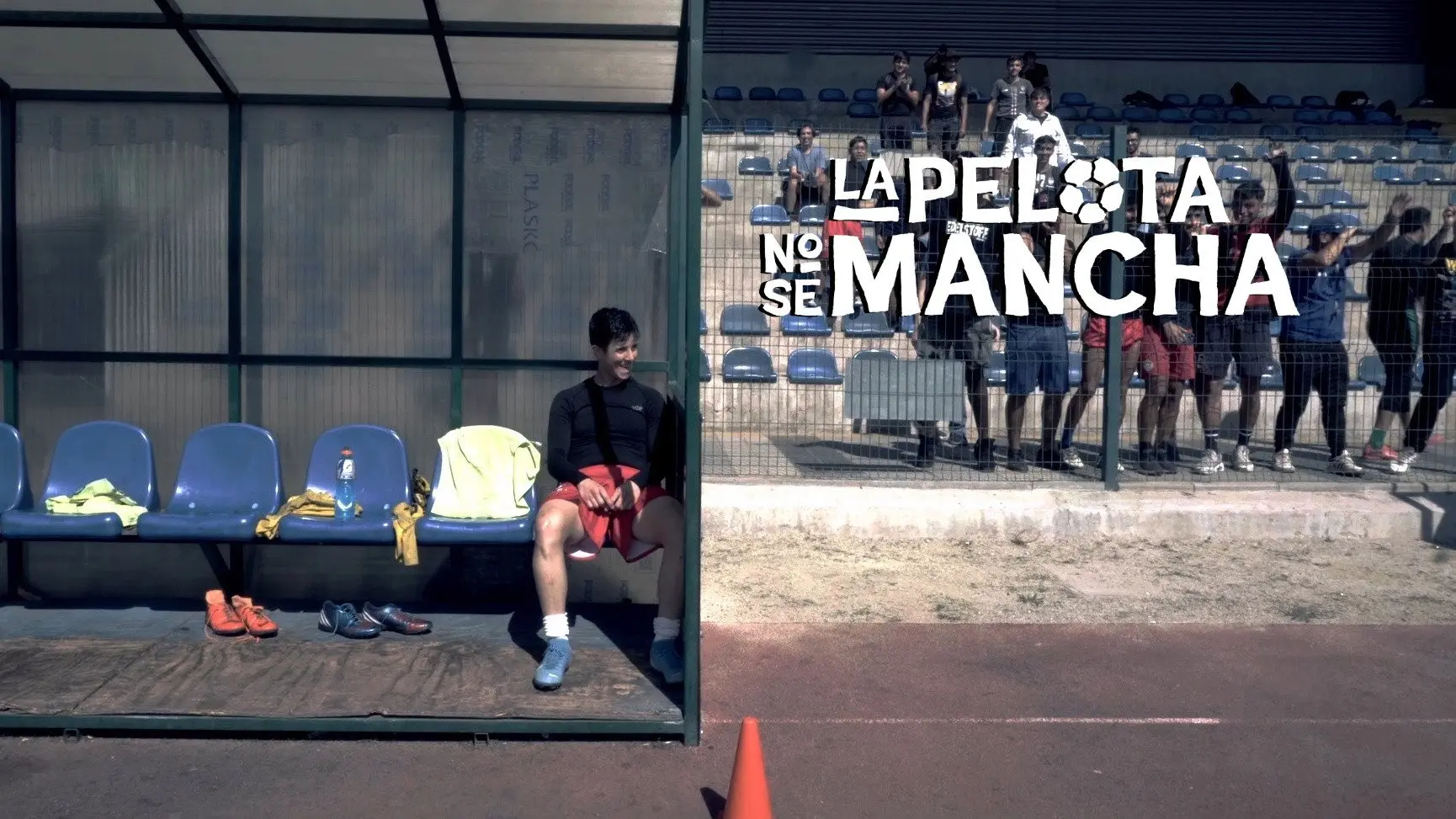 Off the pitch backdrop