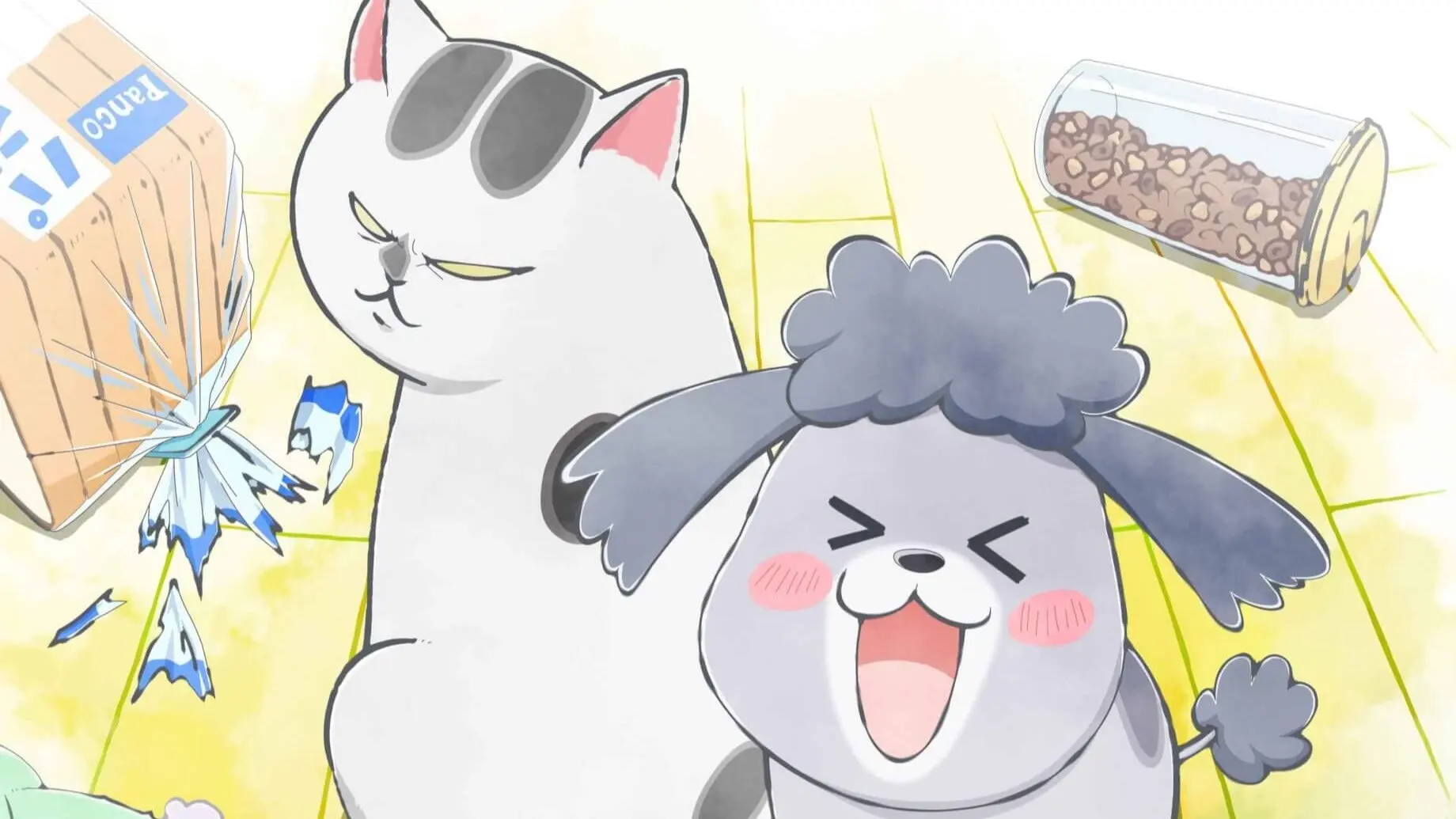 With a Dog AND a Cat, Every Day Is Fun backdrop