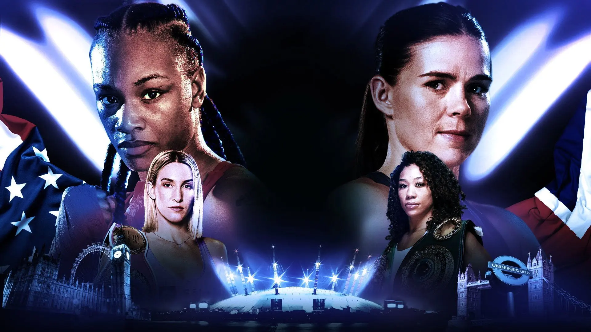 Claressa Shields vs. Savannah Marshall backdrop