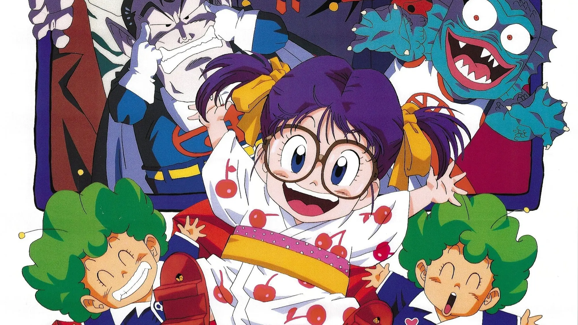 Dr. Slump and Arale-chan: N-cha!! Excited Heart of Summer Vacation backdrop