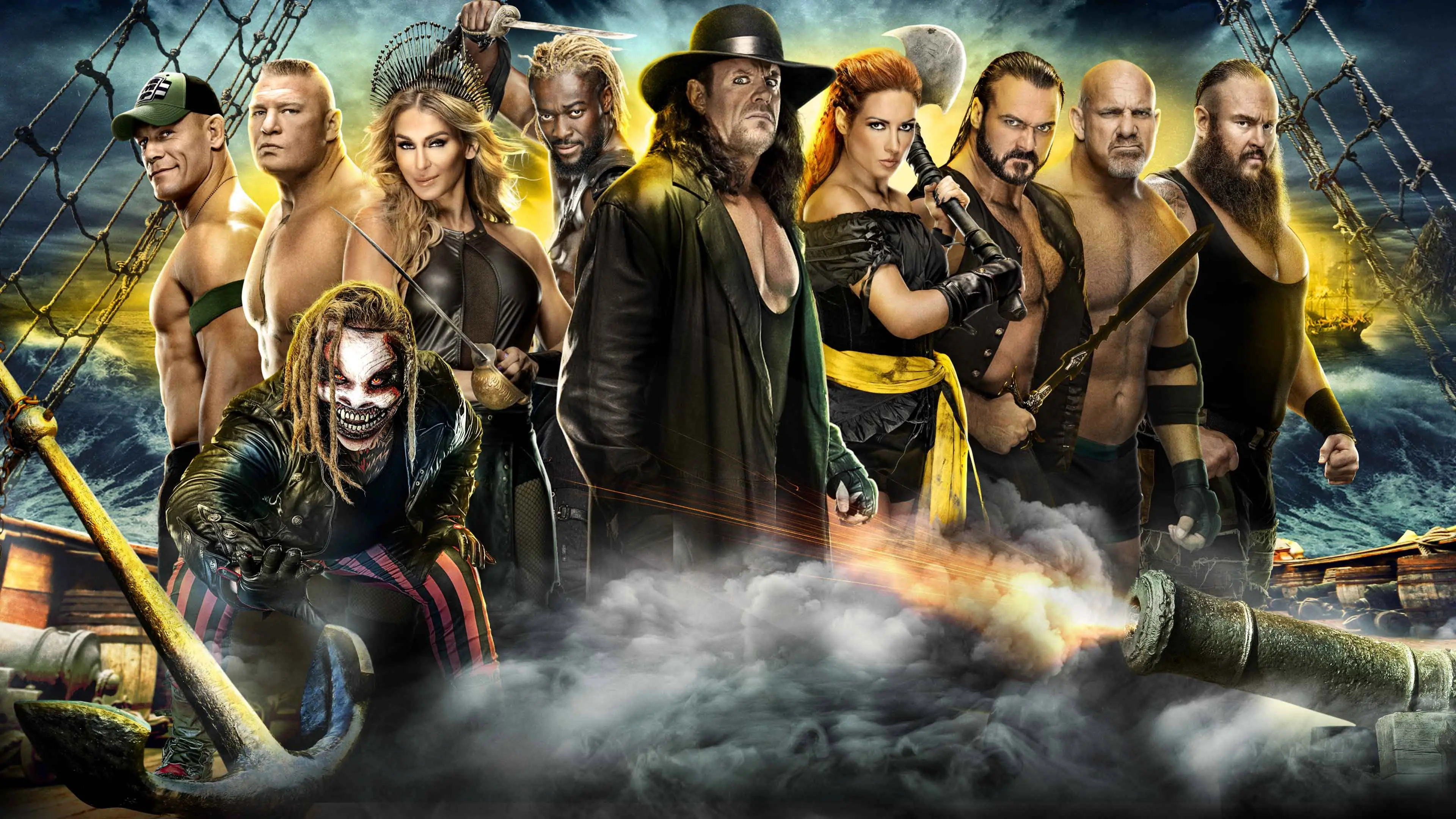 WWE WrestleMania 36: Part 1 backdrop