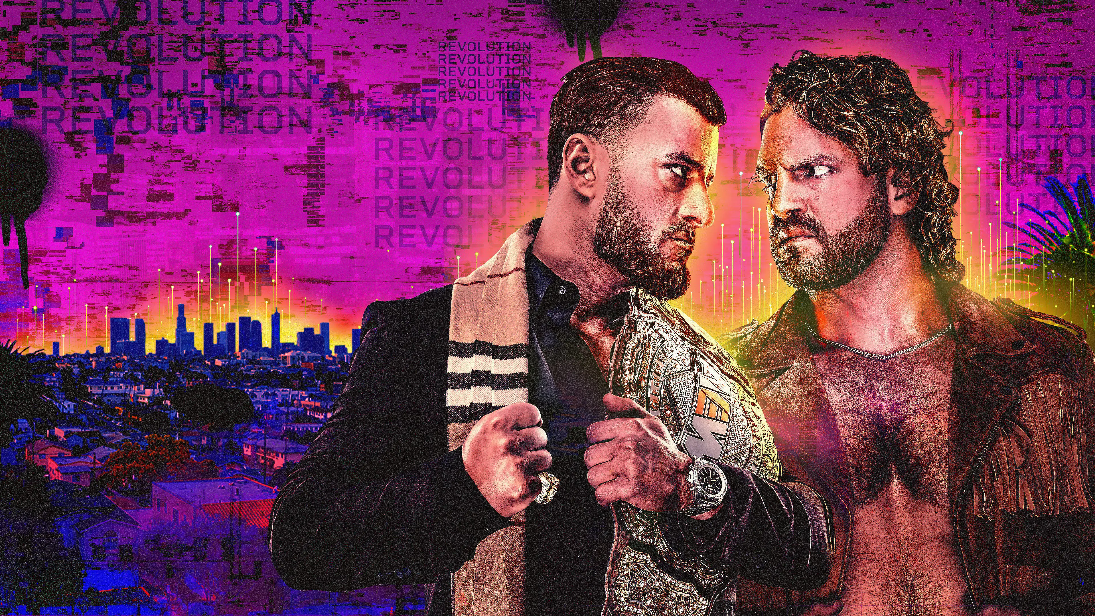 AEW Revolution 2026 backdrop