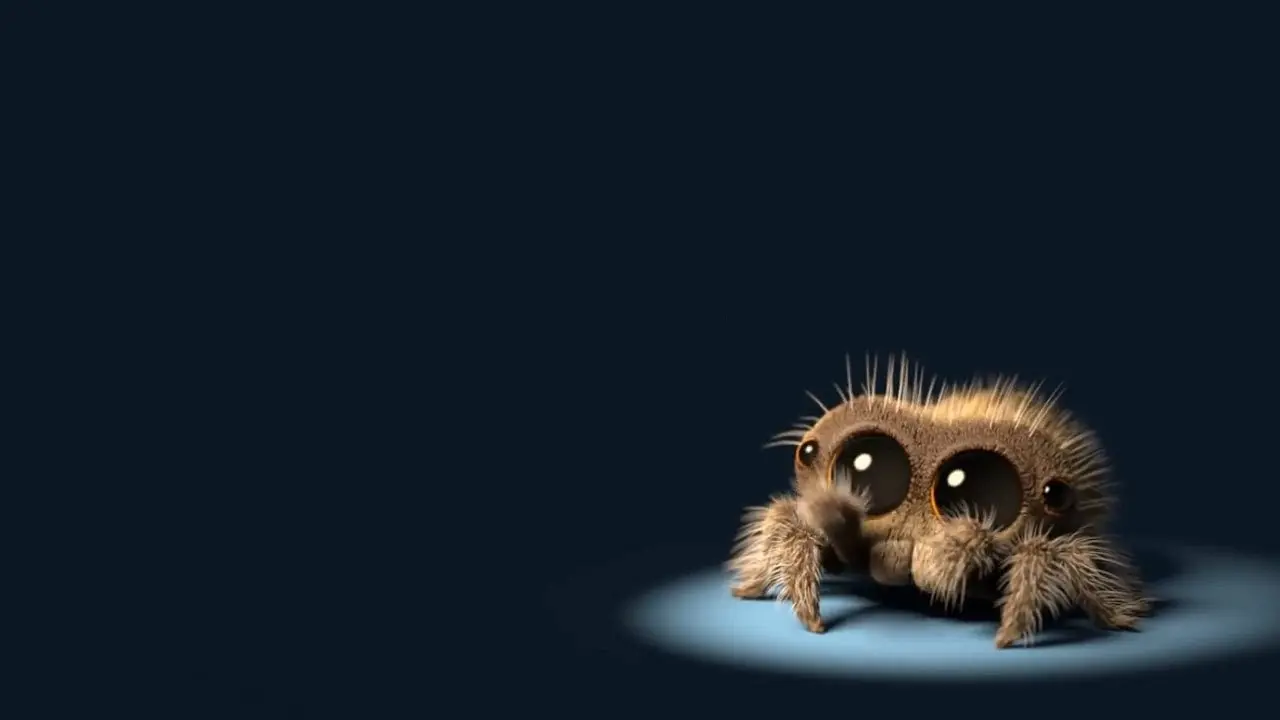 Lucas the Spider backdrop