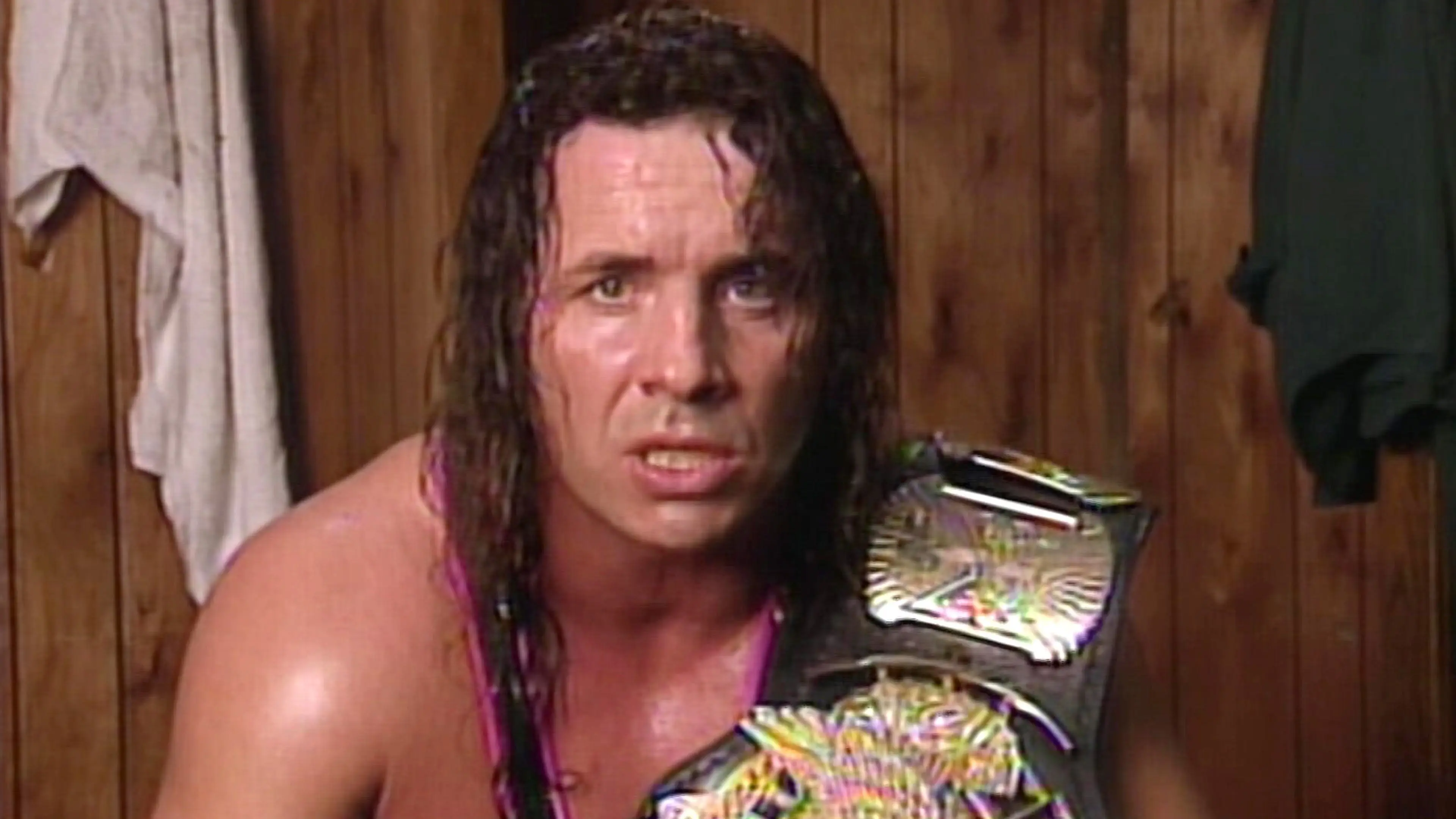 Bret "Hit Man" Hart backdrop