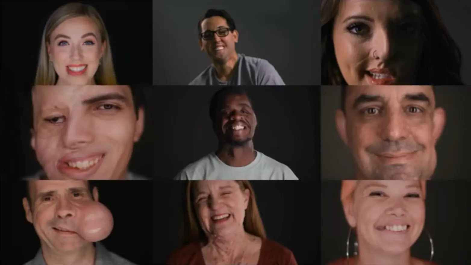 About Face backdrop
