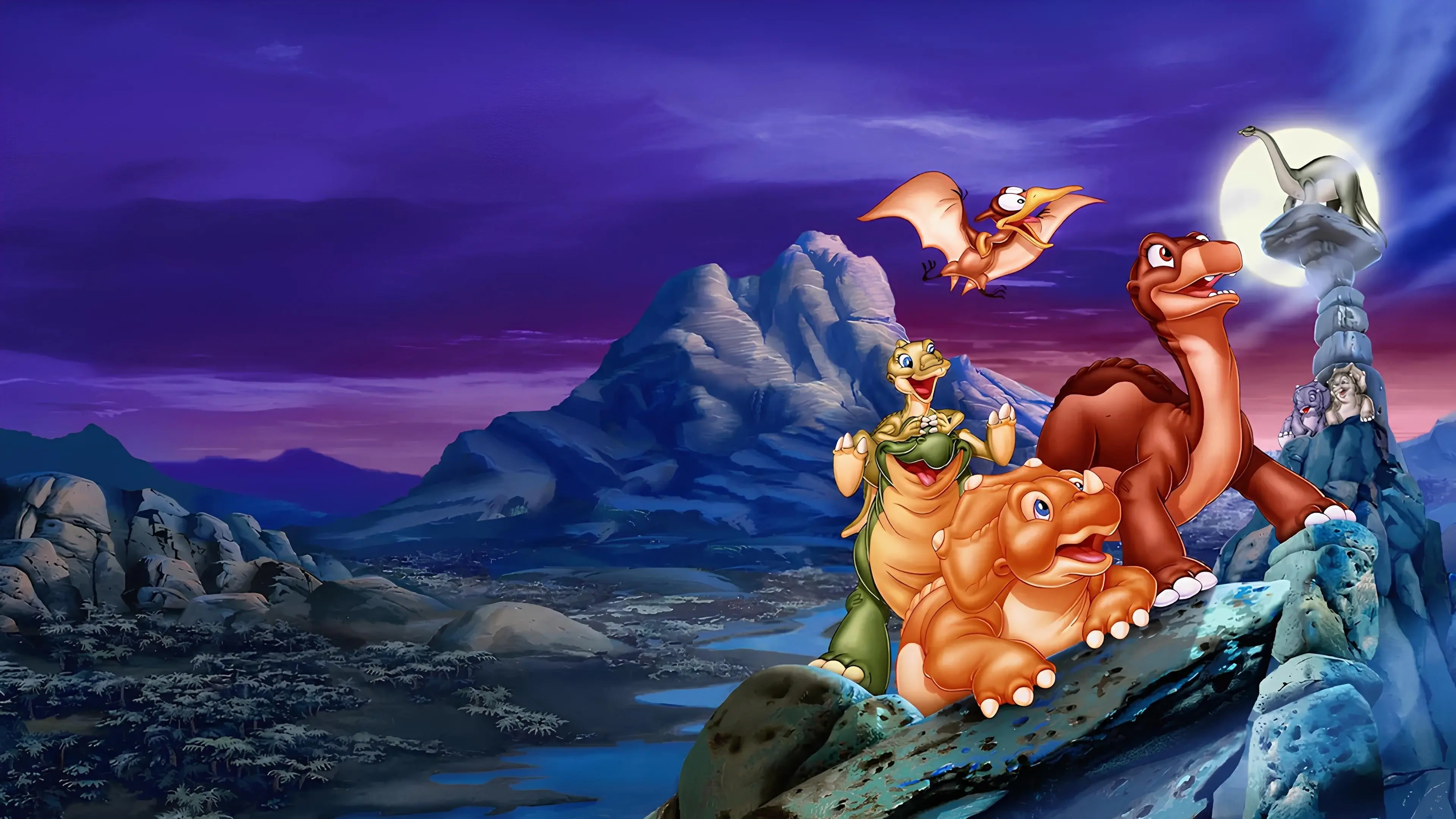 The Land Before Time VI: The Secret of Saurus Rock backdrop