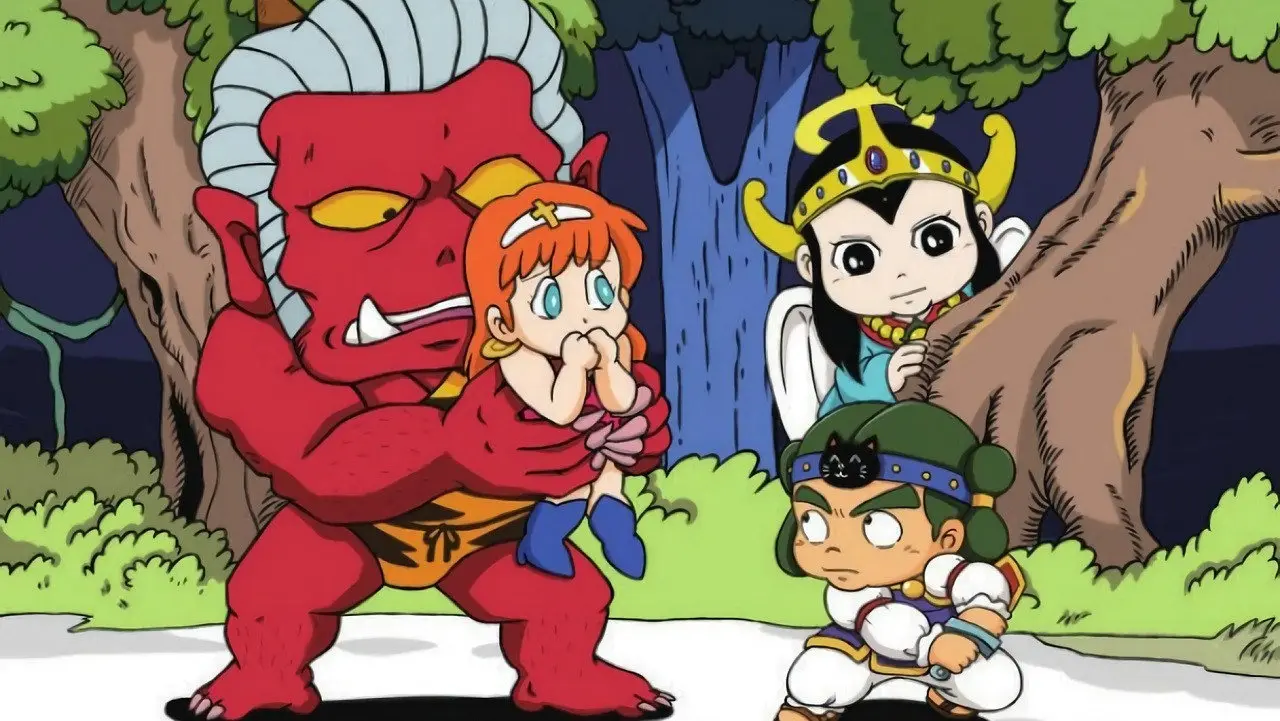 Bikkuriman backdrop