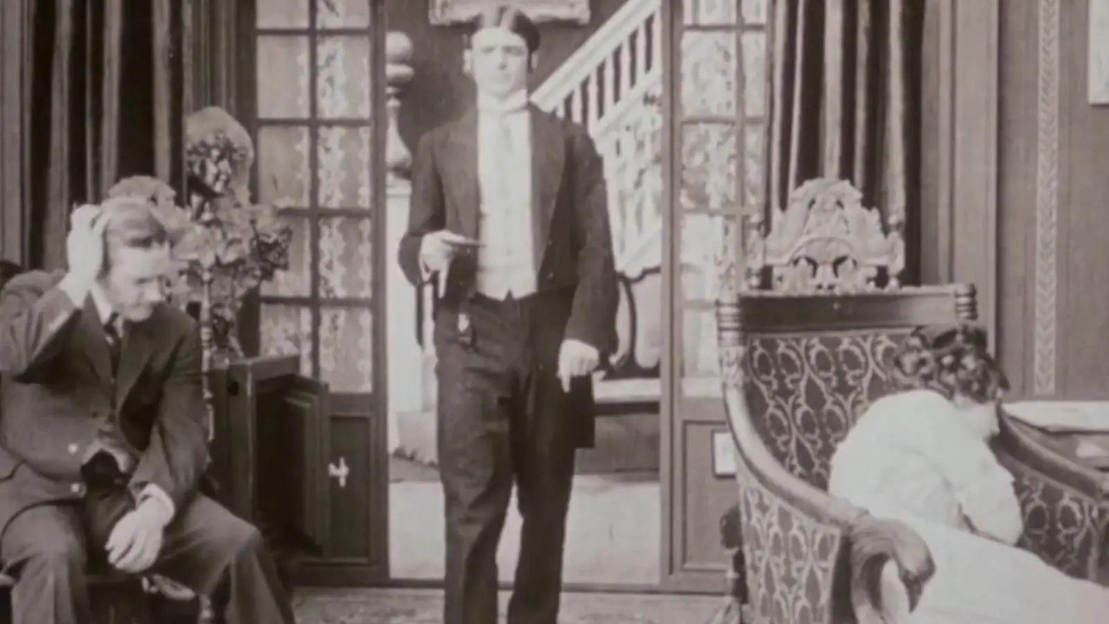 The Girl in the Arm-Chair backdrop