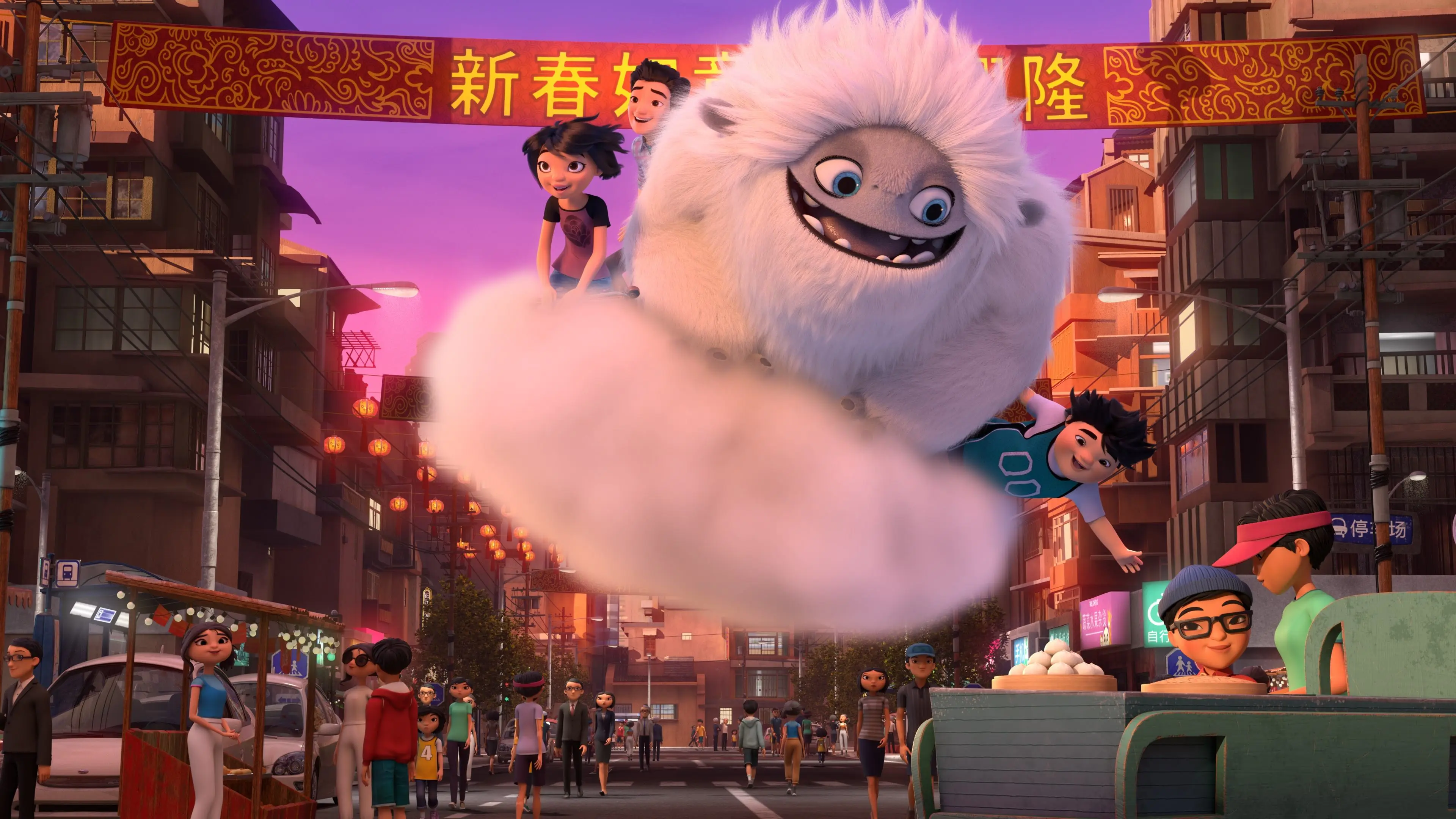 Abominable and the Invisible City backdrop