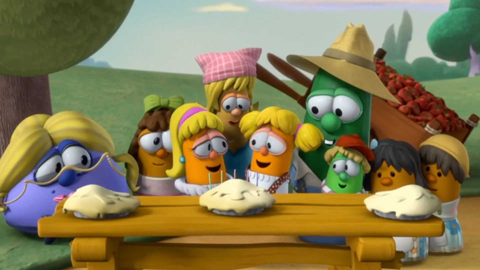 VeggieTales: Princess and the Popstar backdrop