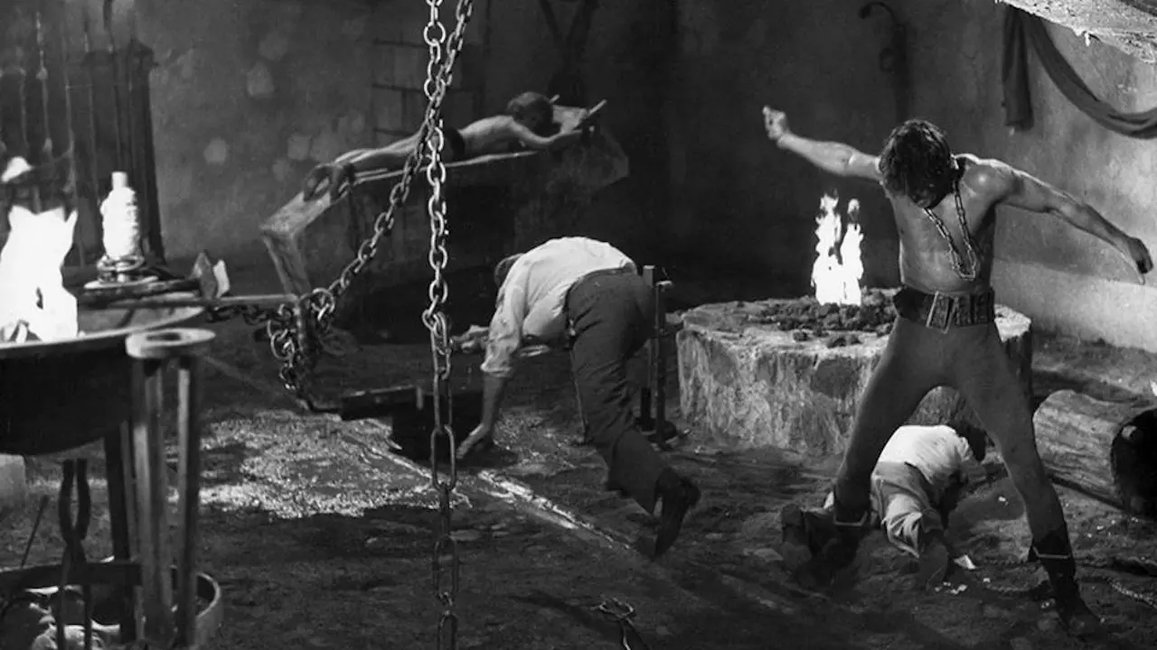 Bloody Pit of Horror backdrop