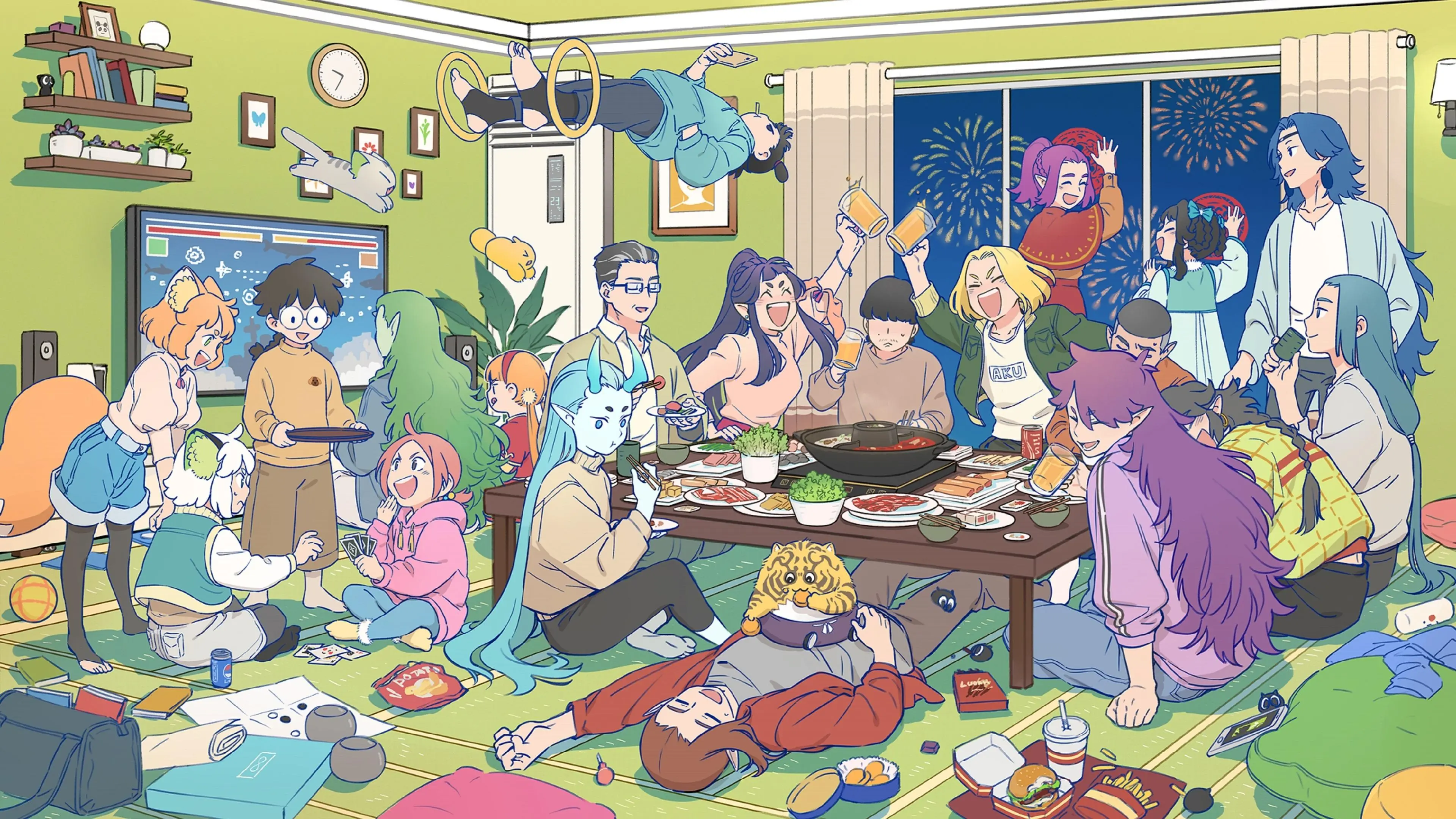 The Legend of Luo Xiaohei backdrop