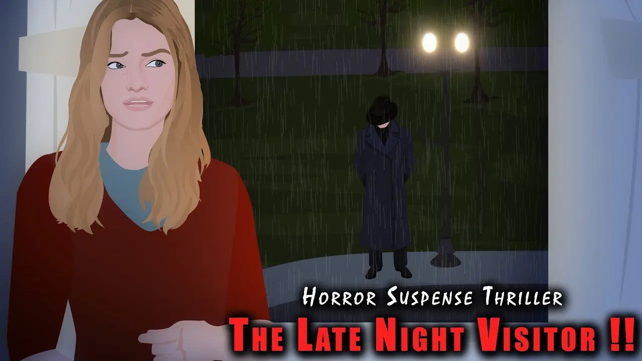 The Late Night Visitor !! backdrop